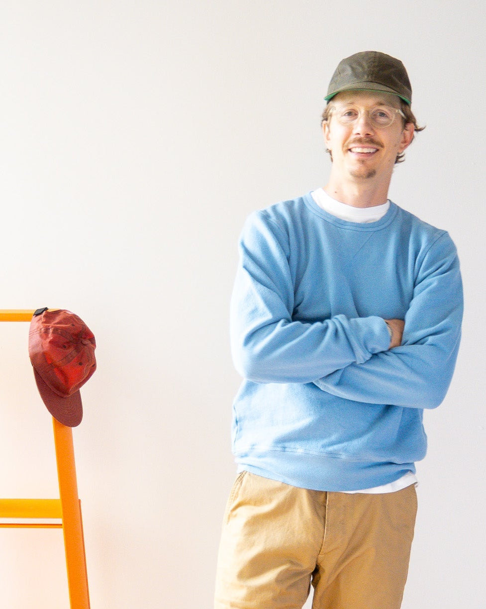 French Terry Sweatshirt - Pacific Ocean Blue - grown&sewn