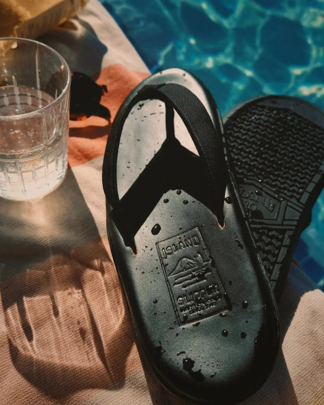G.S. X Island Slipper Classic - Black - grown&sewn