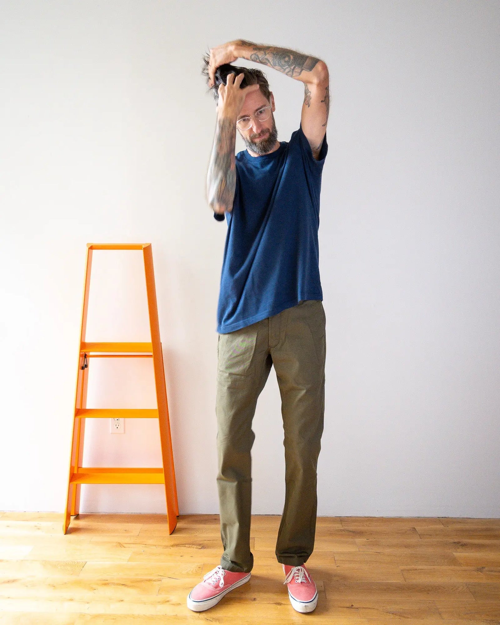 Mason Classic Chino Pant - 3 - ply Twill - Loden - grown&sewn