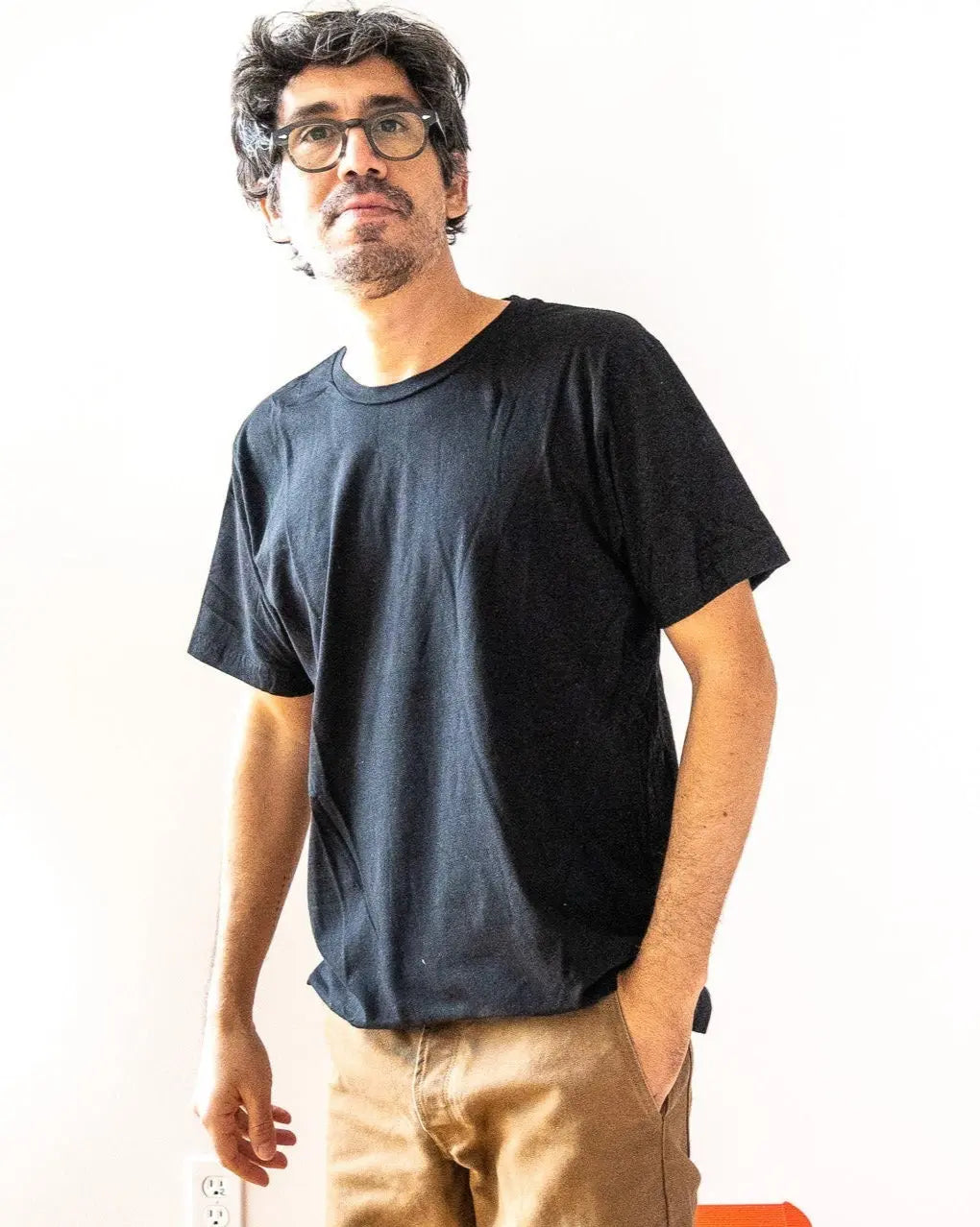Premium Organic Cotton Short Sleeve Tee - Black - grown&sewn