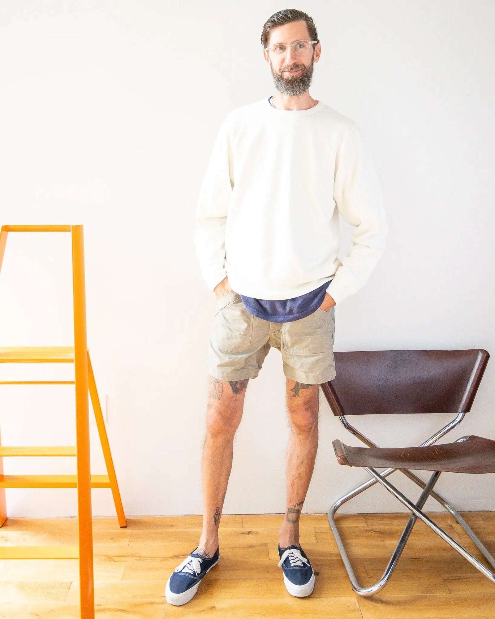 Ranger Cotton Canvas Short - Taupe - grown&sewn