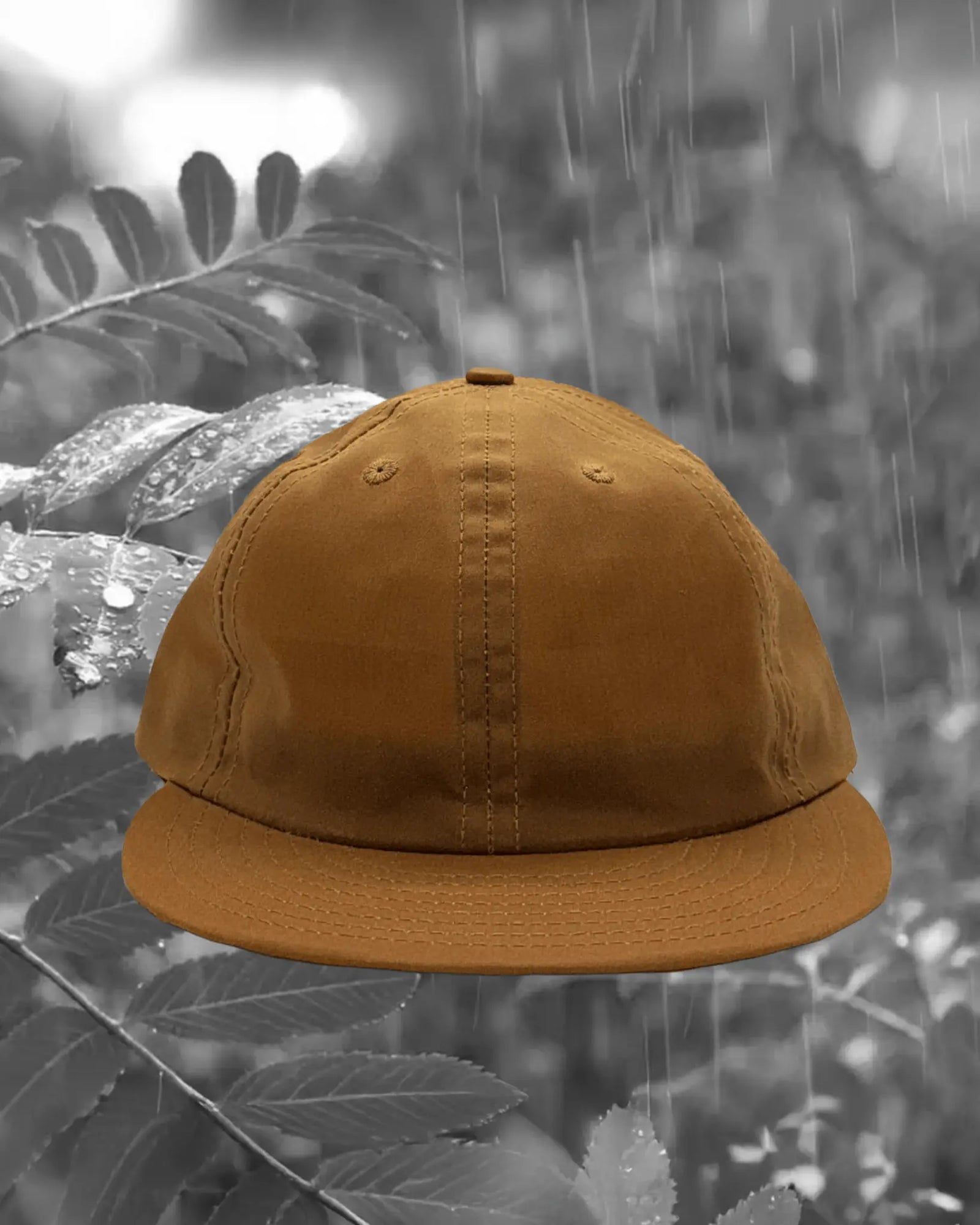 Soft Brim Ball cap - British Millerain Waxed Cotton - grown&sewn