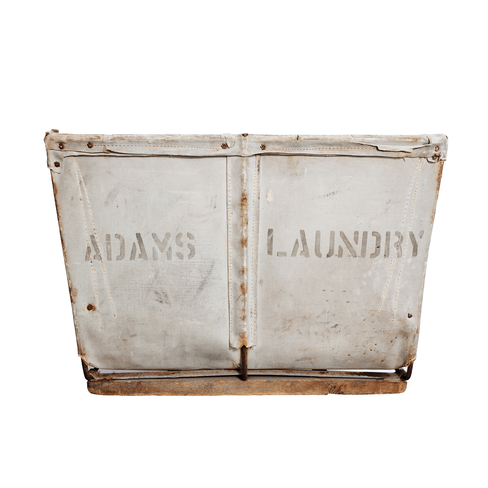 Vintage Steele Canvas - Adams College Laundry Bin - grown&sewn