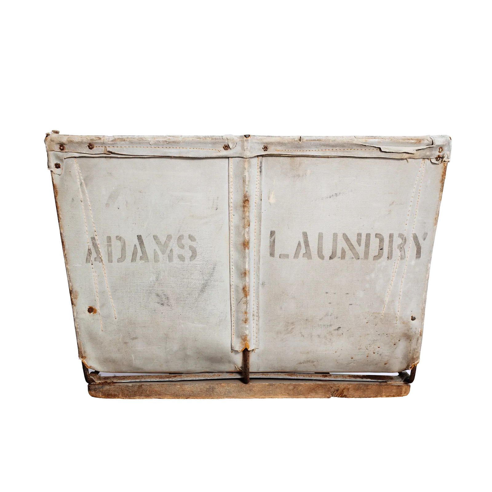 Vintage Steele Canvas - Adams College Laundry Bin - grown&sewn