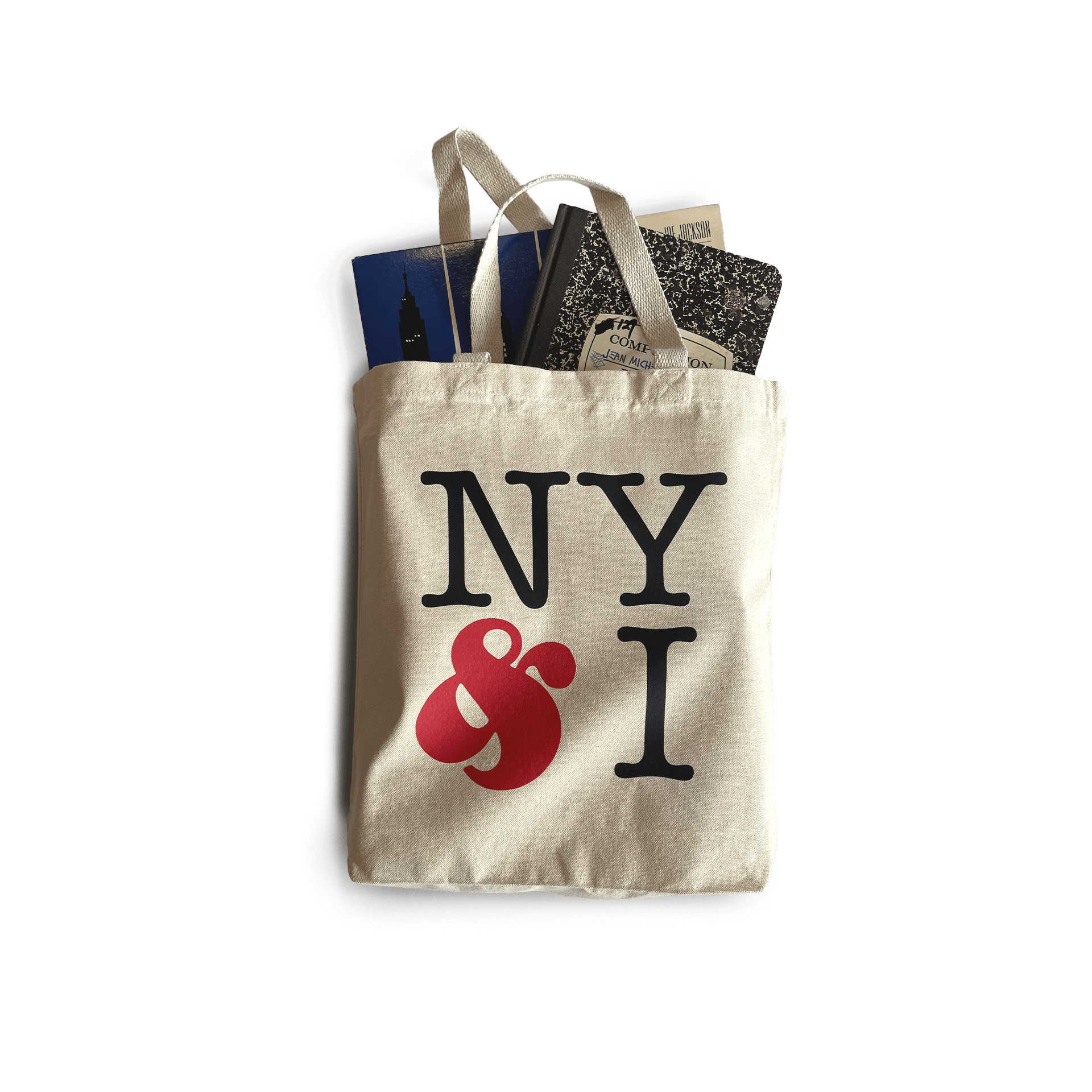 12oz Canvas Tote Bag - NY & I - grown&sewn