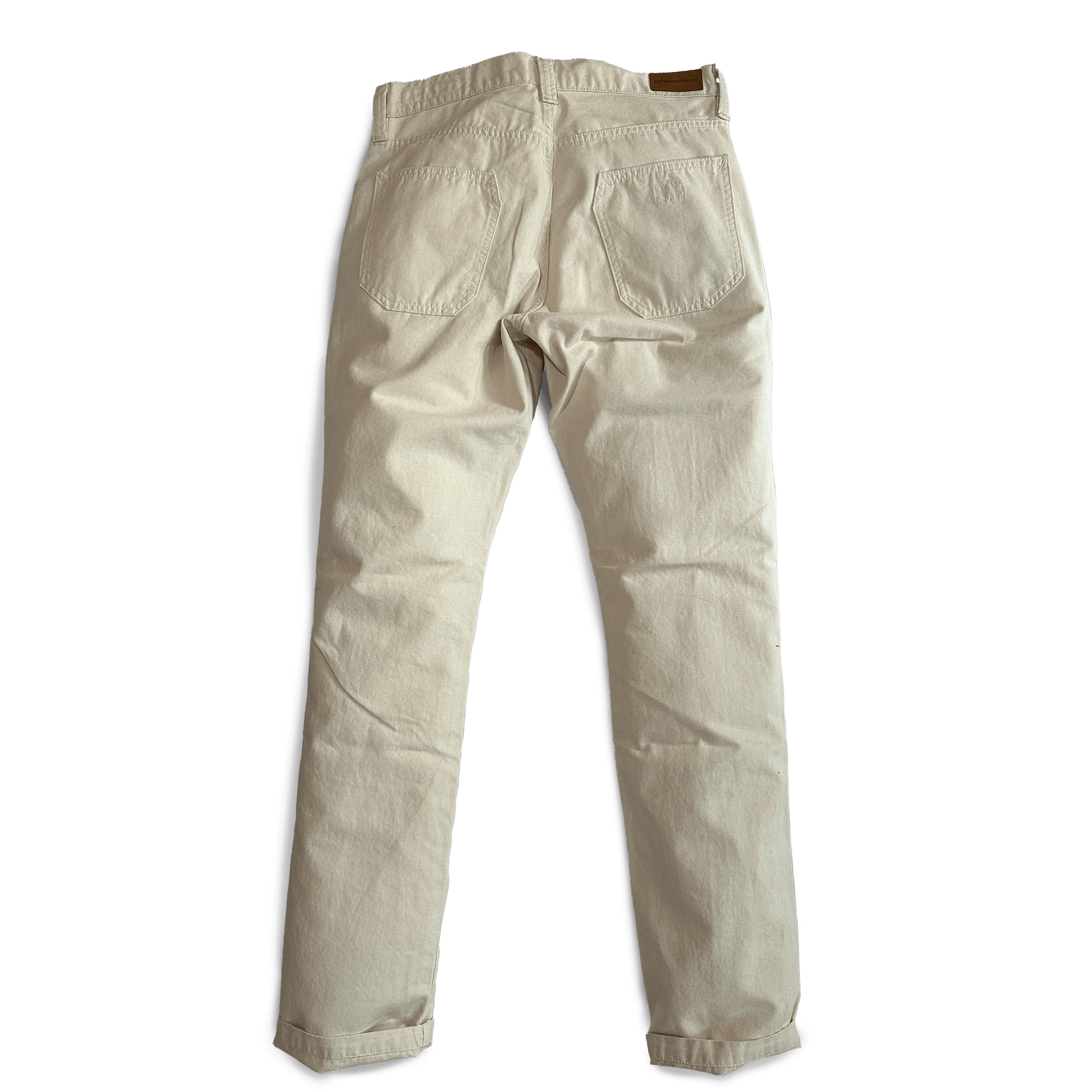 Foundation Brushed Canvas Pant - 8 oz. - Natural - grown&sewn