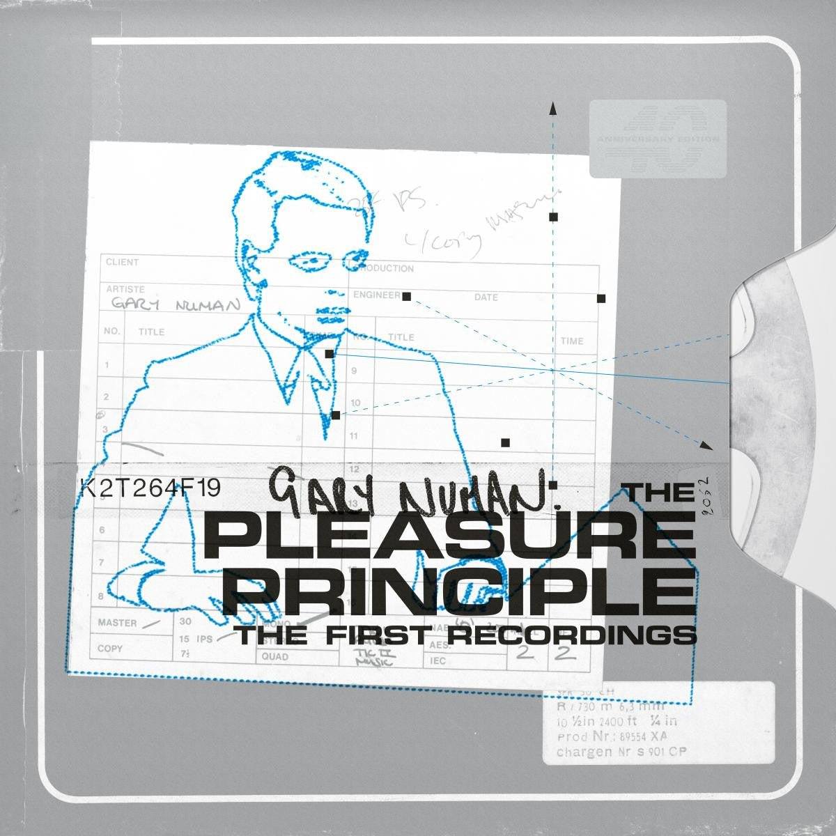 GARY NUMAN : THE PLEASURE PRINCIPLE - THE FIRST RECORDINGS [2X LP ORANGE] - grown&sewn