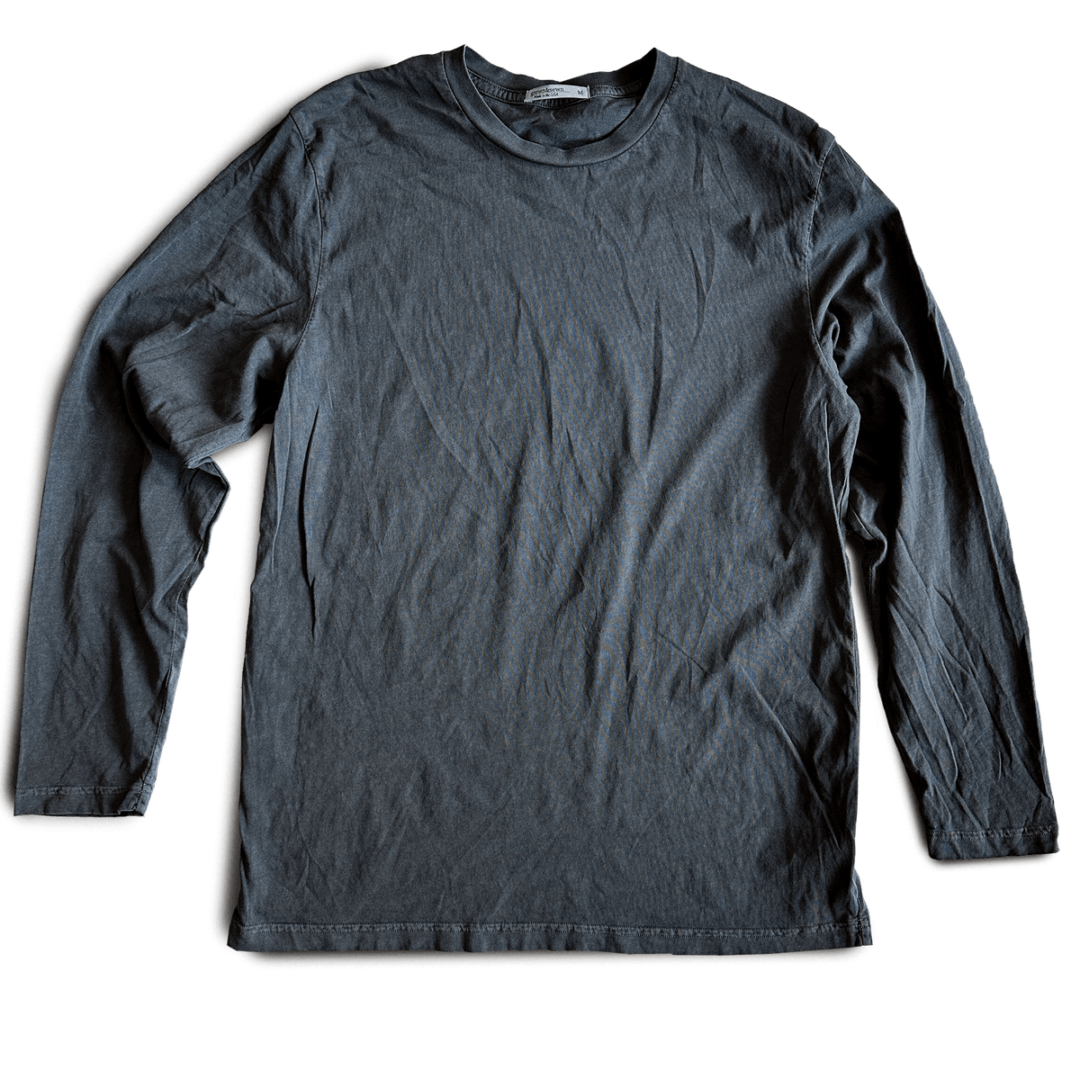 Long Sleeve Jersey Crew Neck - Coal - grown&amp;sewn