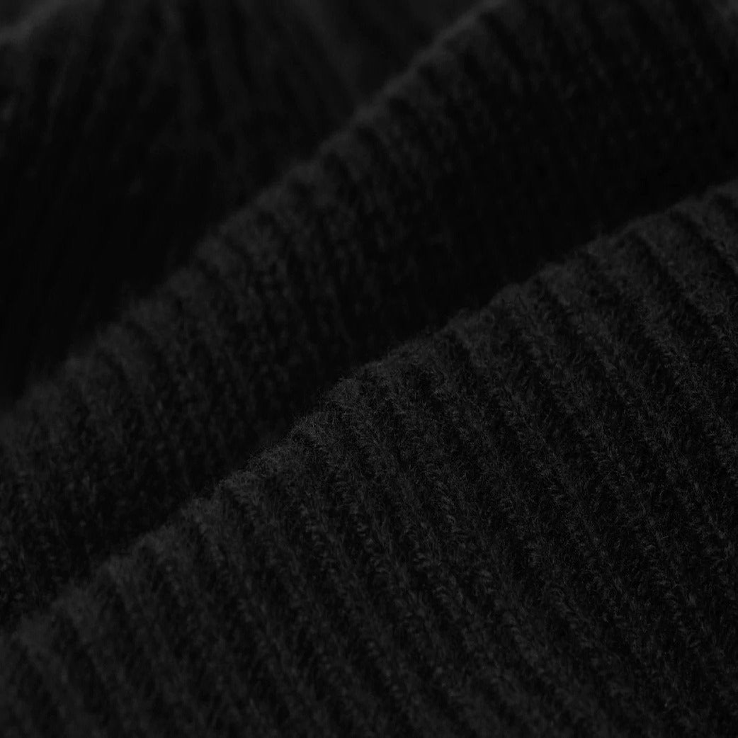 Merino Wool / Cashmere Beanie - Black - grown&sewn