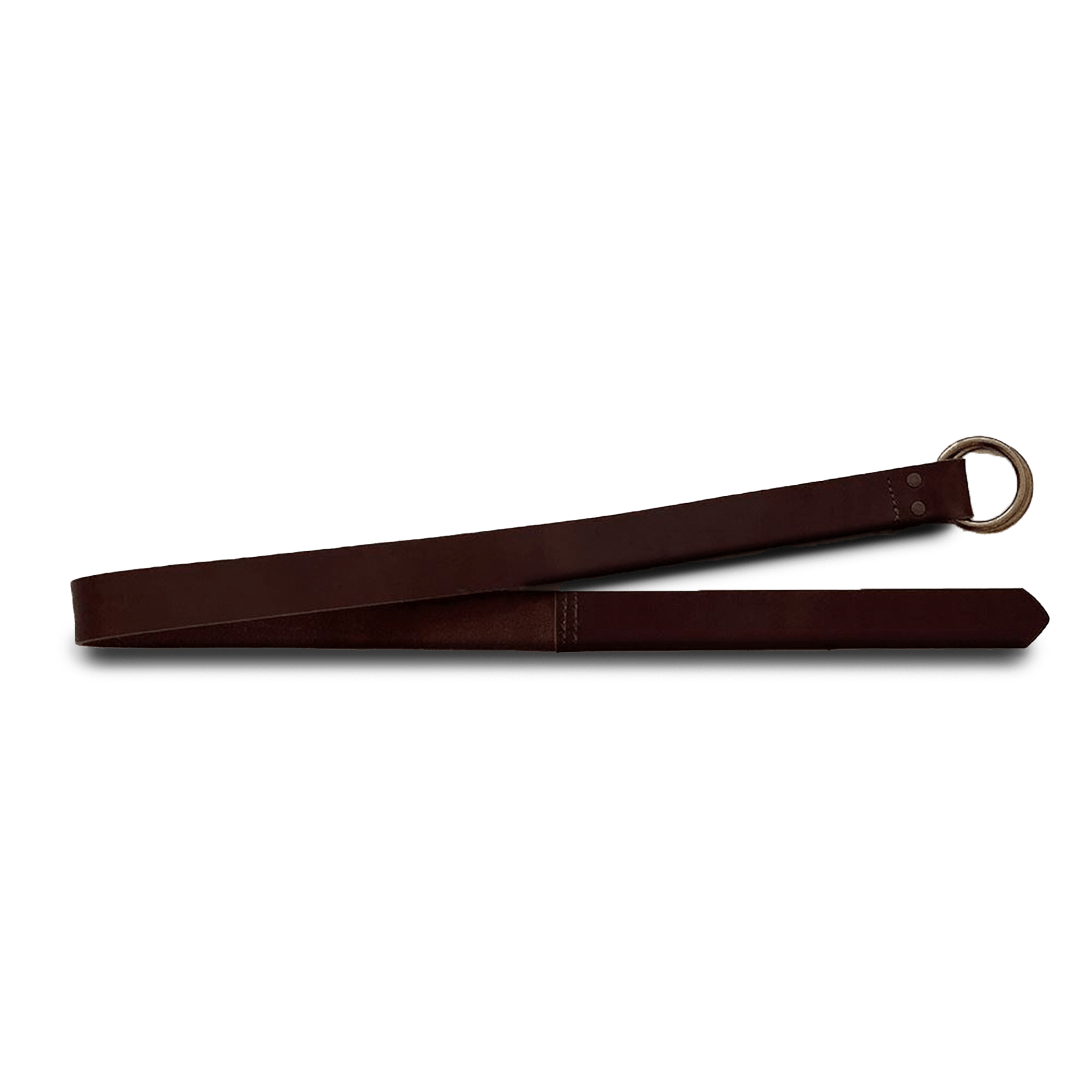 O-Ring Signature Leather Belt - Brown - grown&sewn