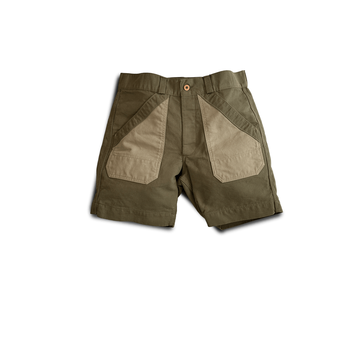 Ranger Cotton Cord Short - Moss / Khaki - grown&amp;sewn