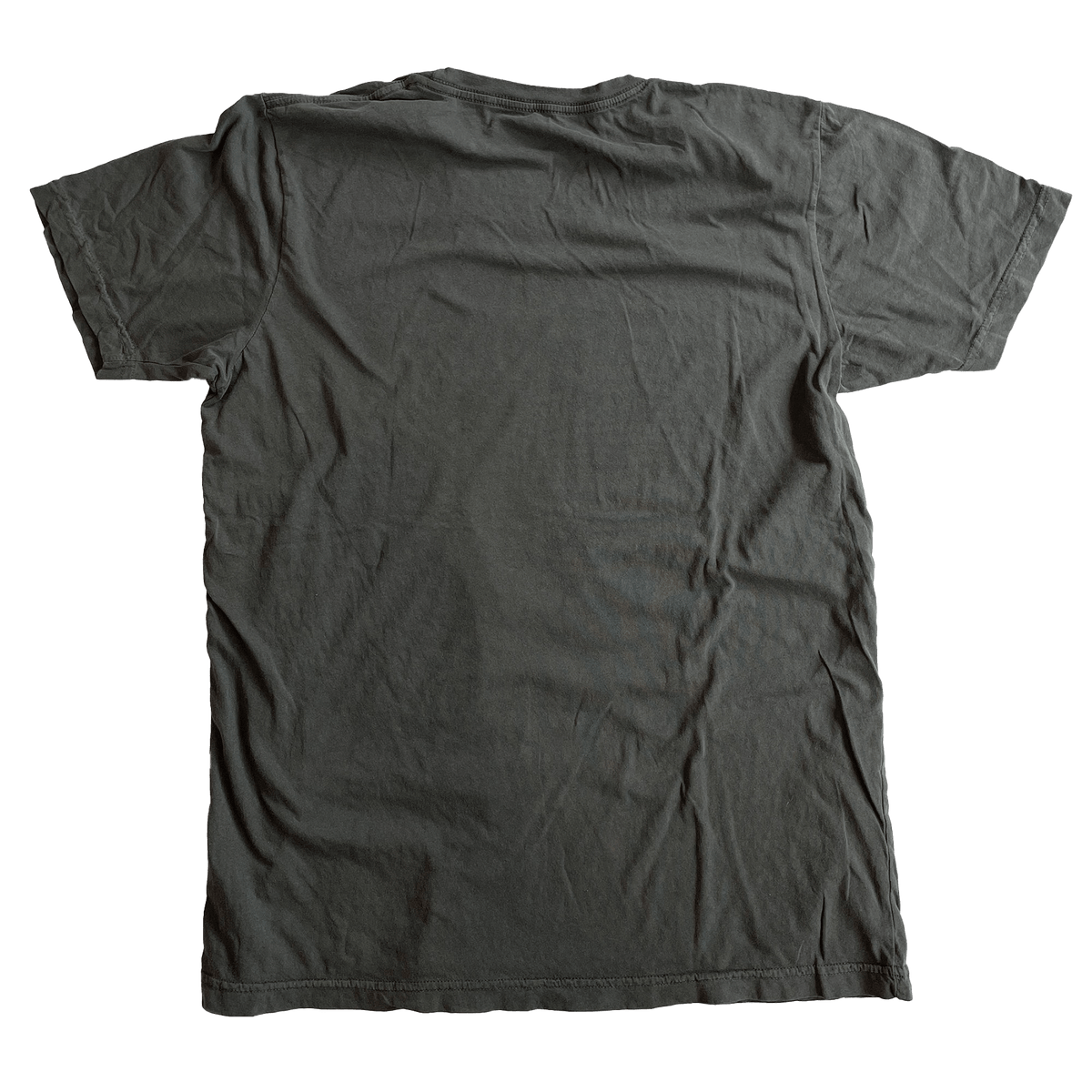 USA Crew Neck T-Shirt - Coal - grown&amp;sewn