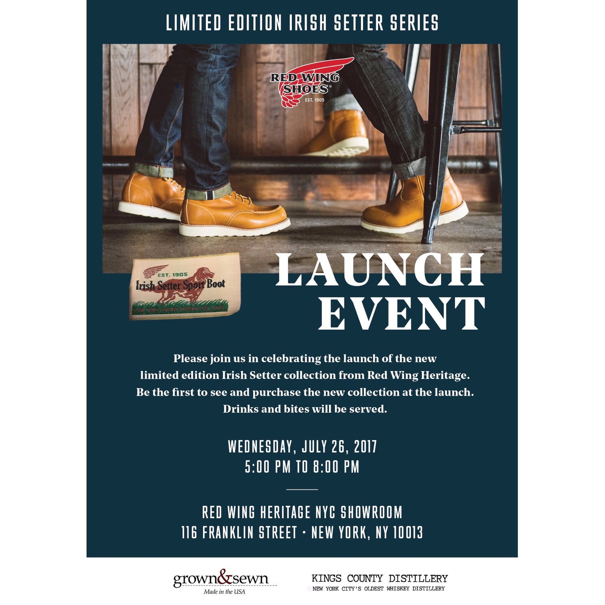 Red Wing Shoes® Limited Edition Event Launch Event! - grown&sewn