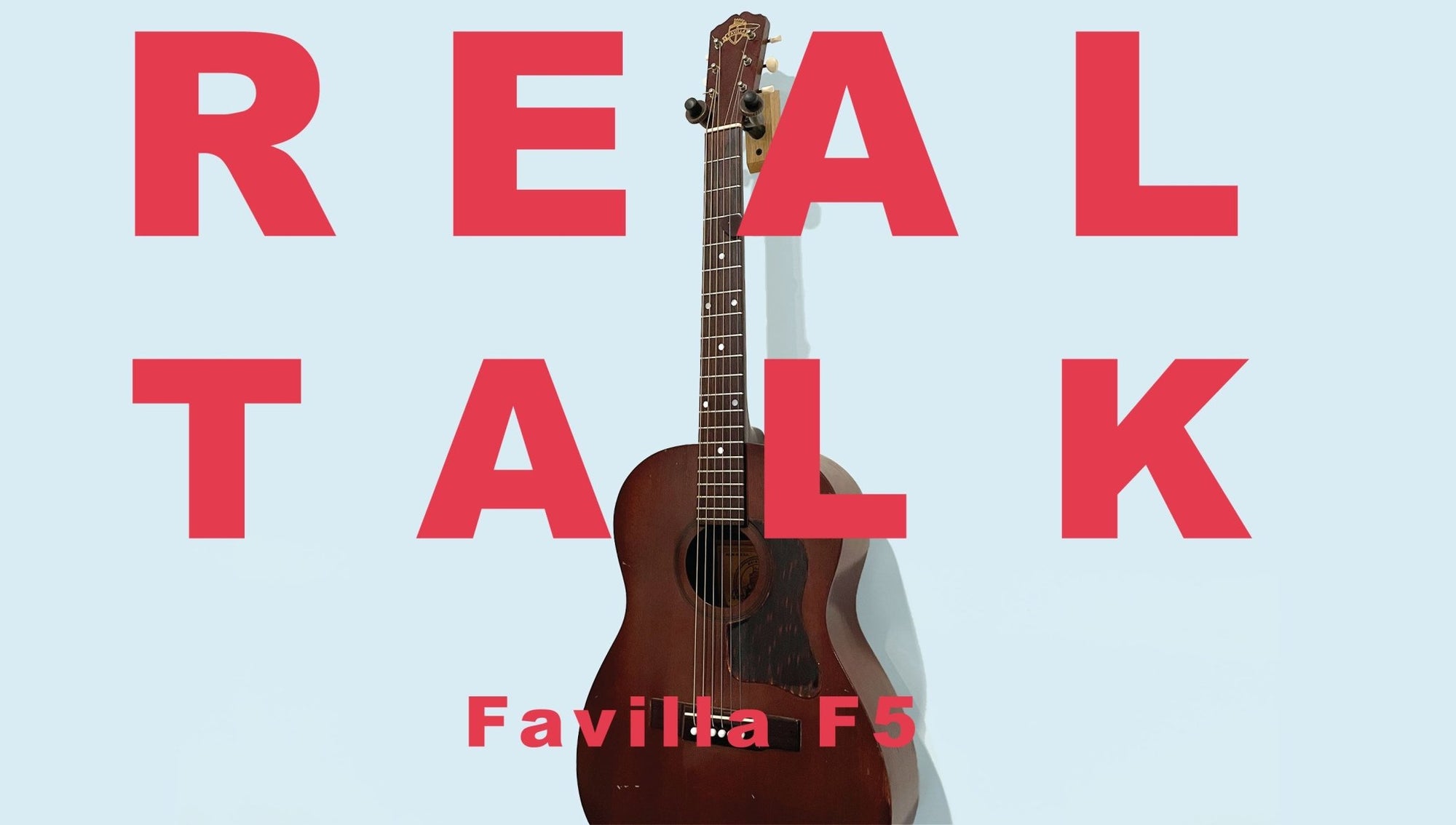 The Favilla F5 Guitar - grown&sewn