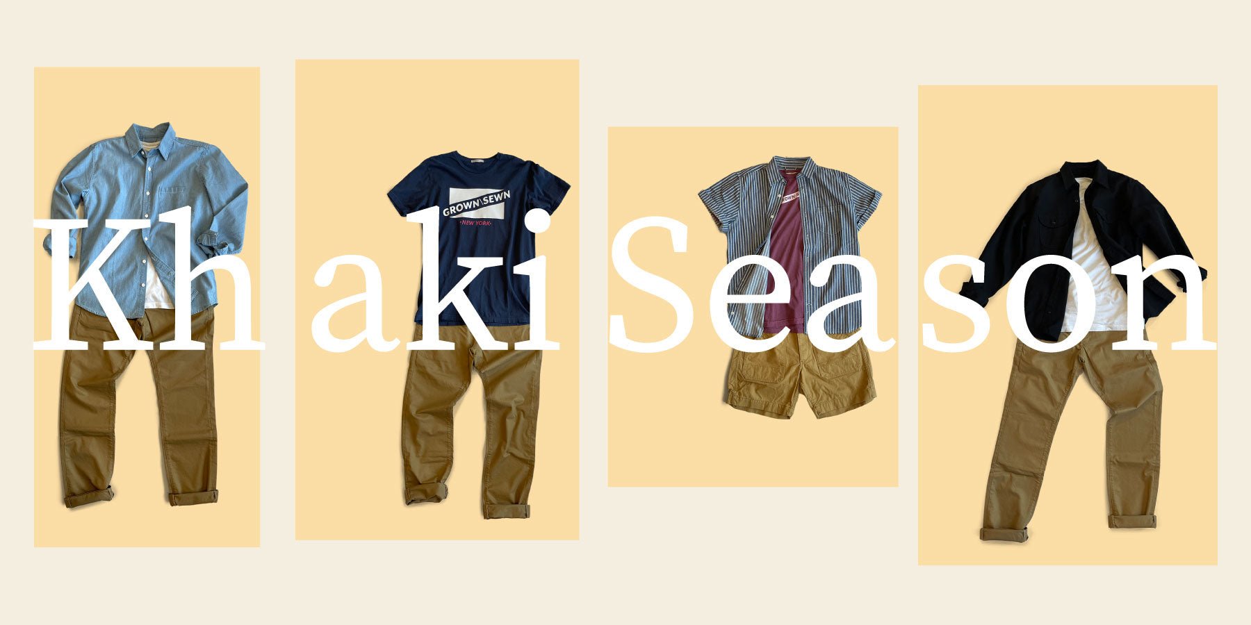Khaki Season - grown&sewn