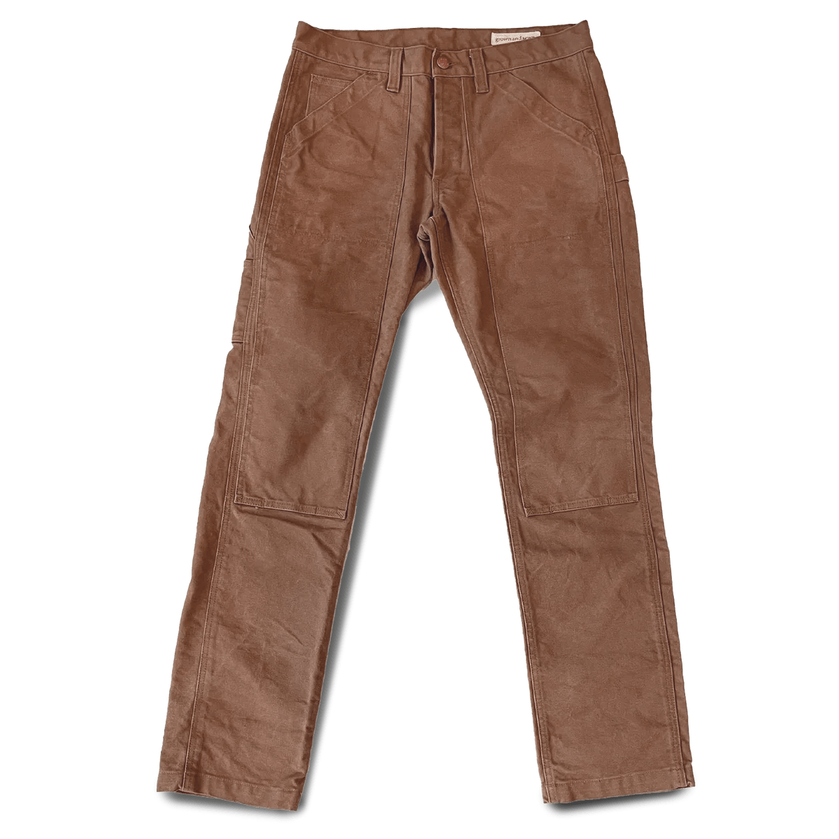 (2ND) Union (Double Knee) Work Pant - Barley - grown&sewn