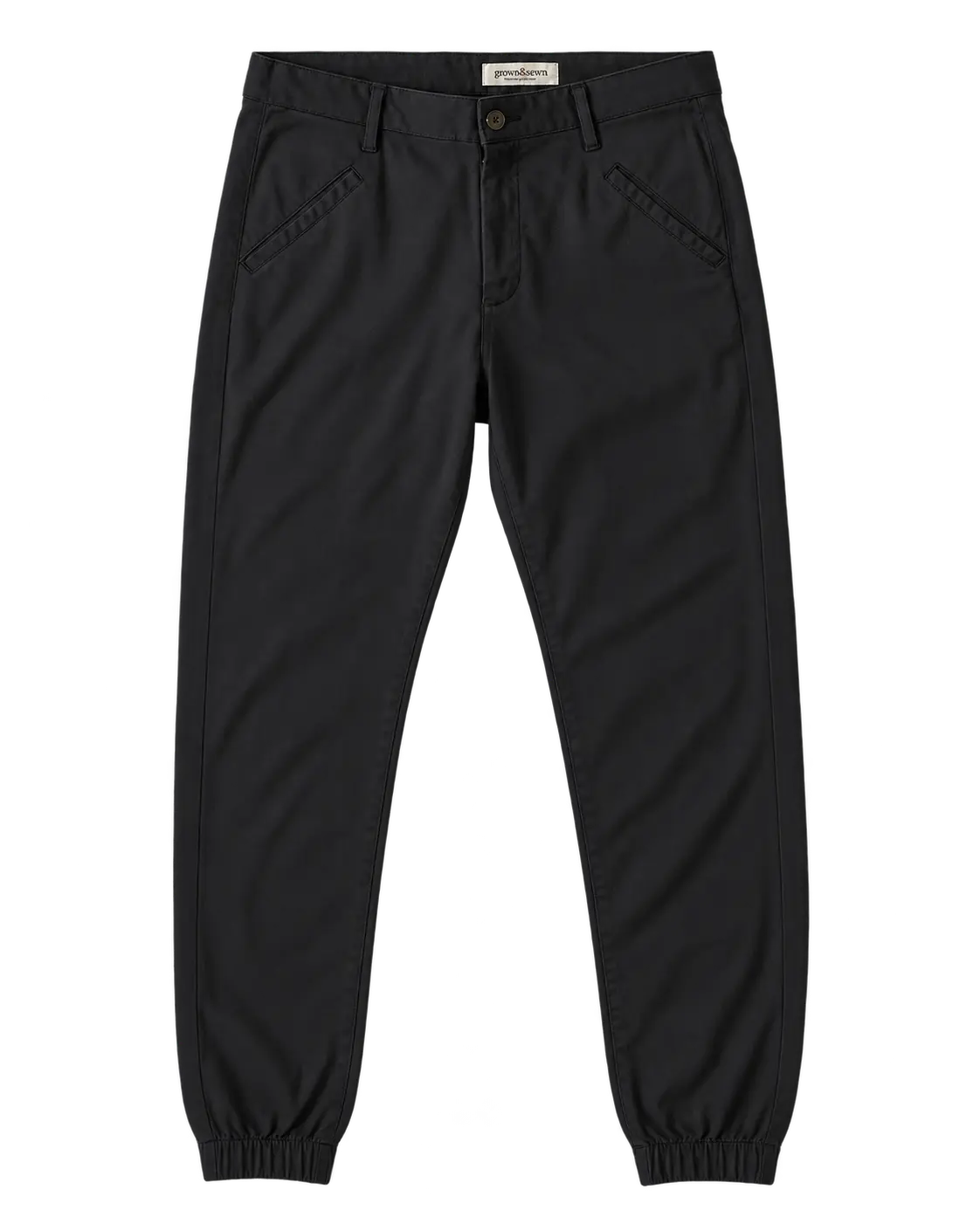 Parker Jogger Trouser - Black grown&sewn