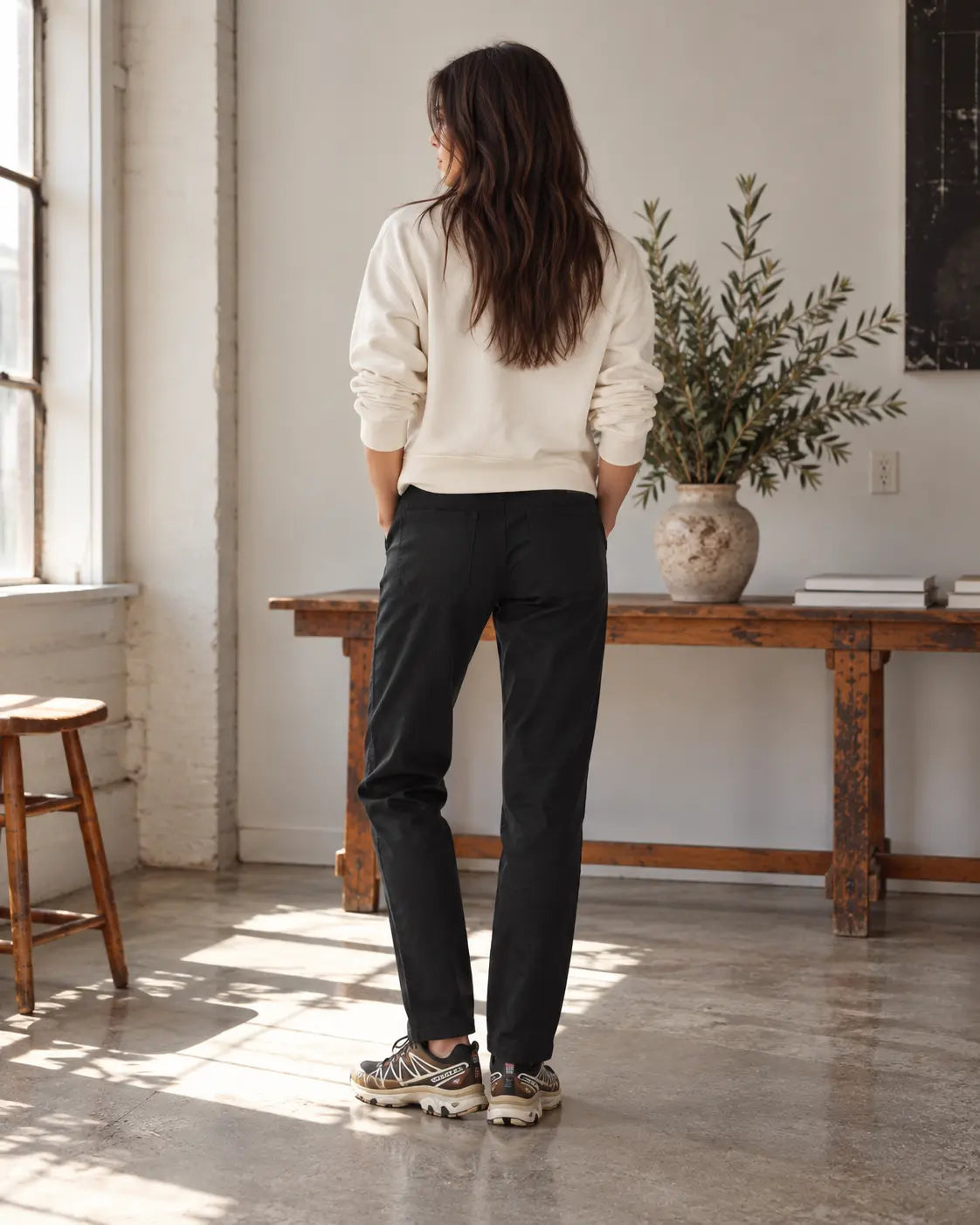 Stevie High Rise Skinny Denim - Jett Black grown&sewn
