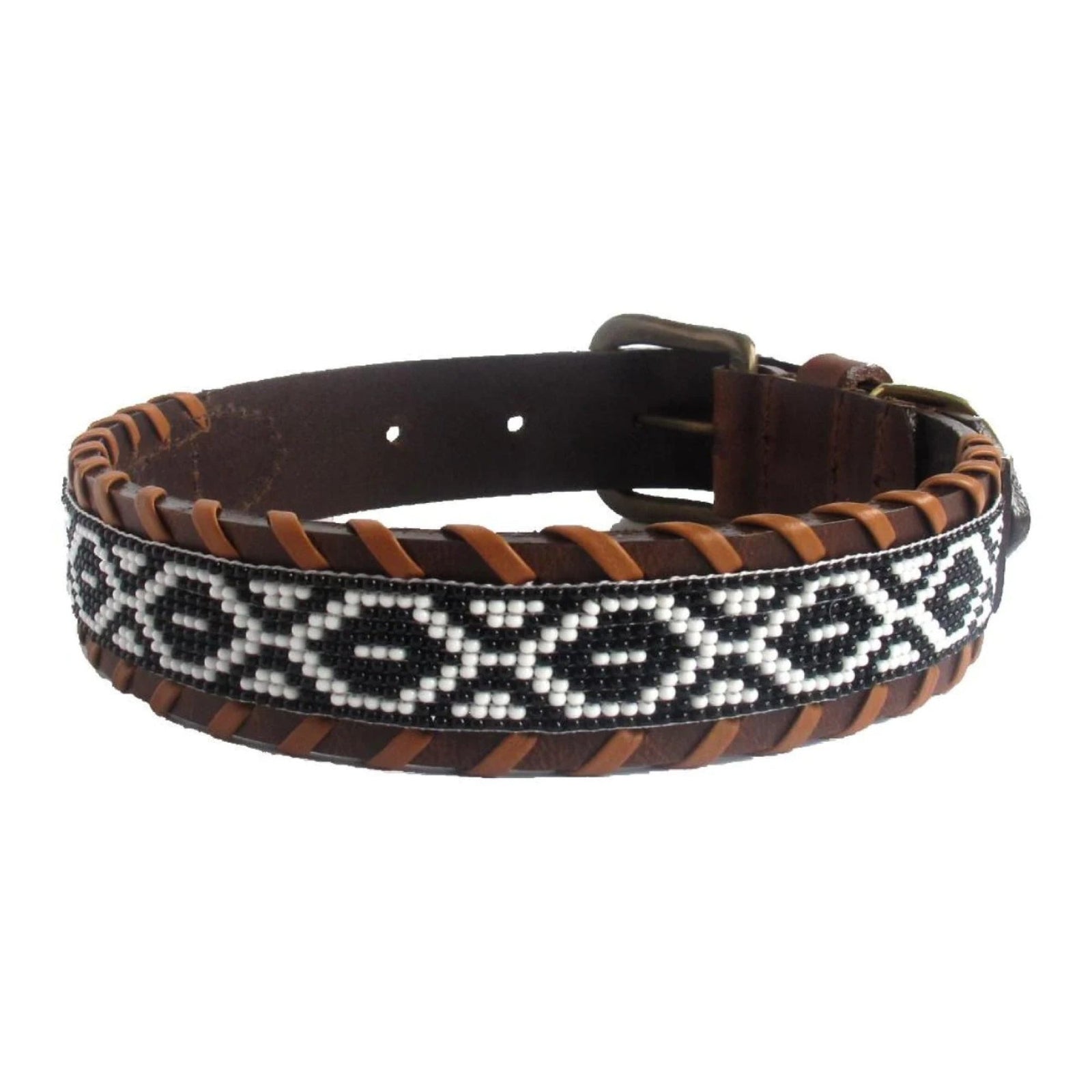 Black Diamond Dog Collar - grown&sewn