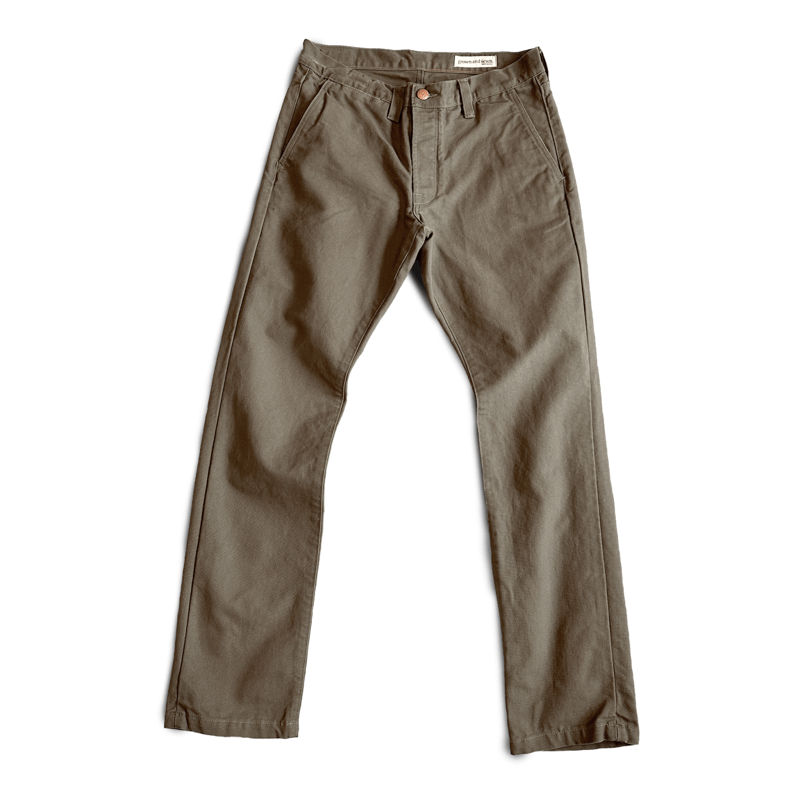 ( Blemish )Foundation Canvas Pant - Moss - grown&sewn