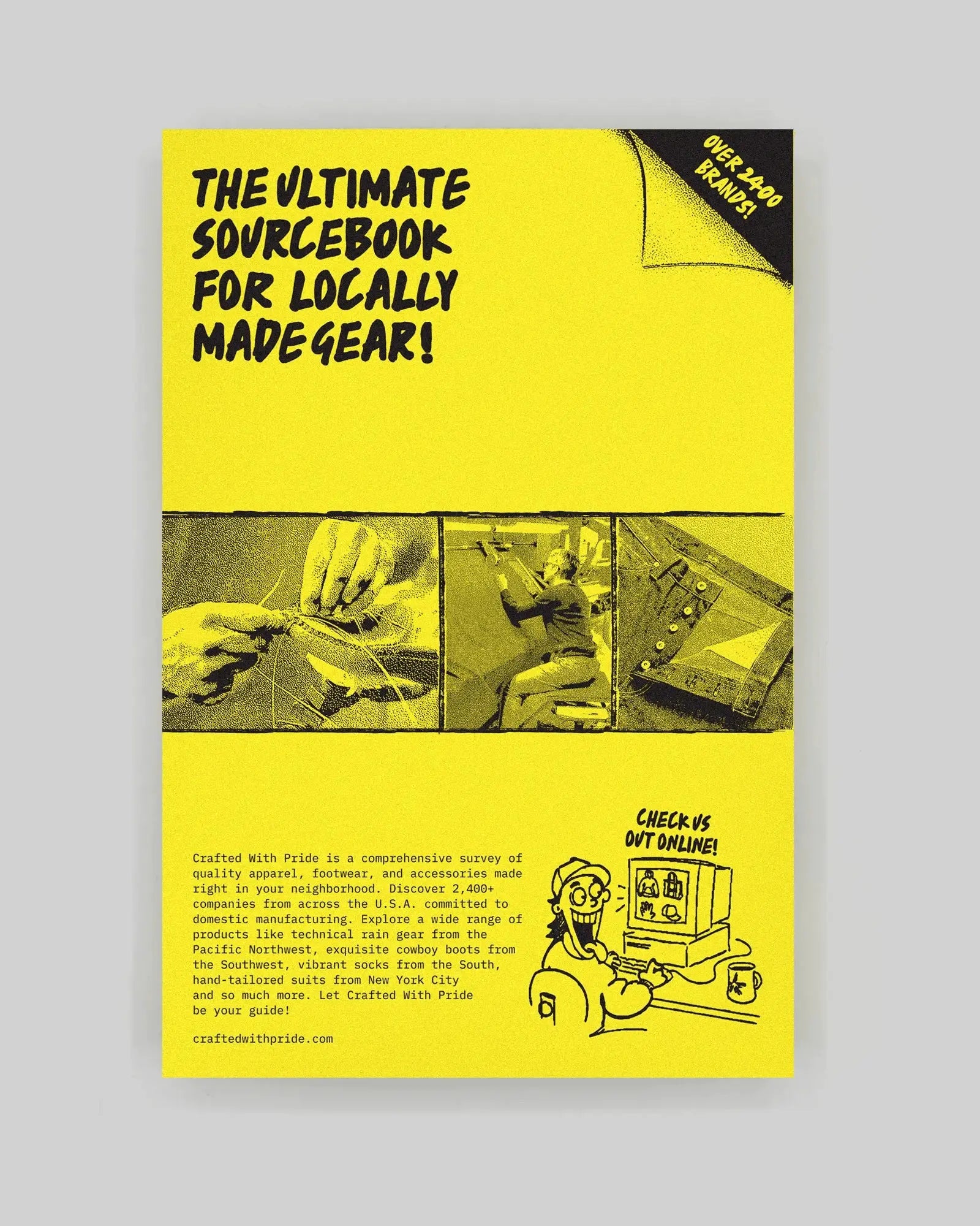 Crafted With Pride: A Directory of Made in USA Gear (3rd Edition) Book - grown&sewn