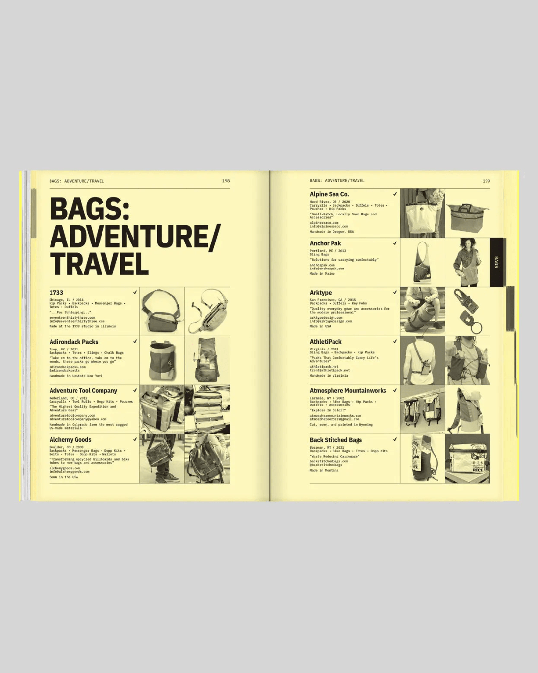 Crafted With Pride: A Directory of Made in USA Gear (3rd Edition) Book - grown&sewn