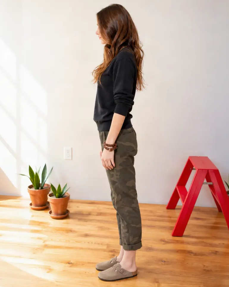 Indie Boyfriend Pant - Camo grown&sewn