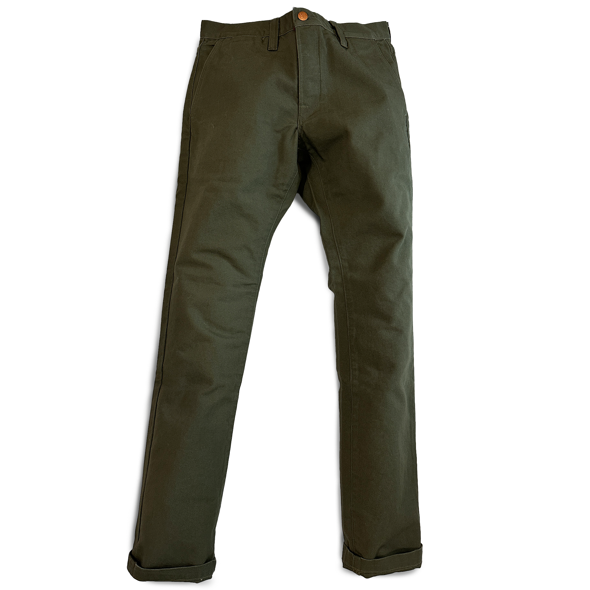 Foundation Canvas Pant - 12 oz. - Olive - grown&sewn