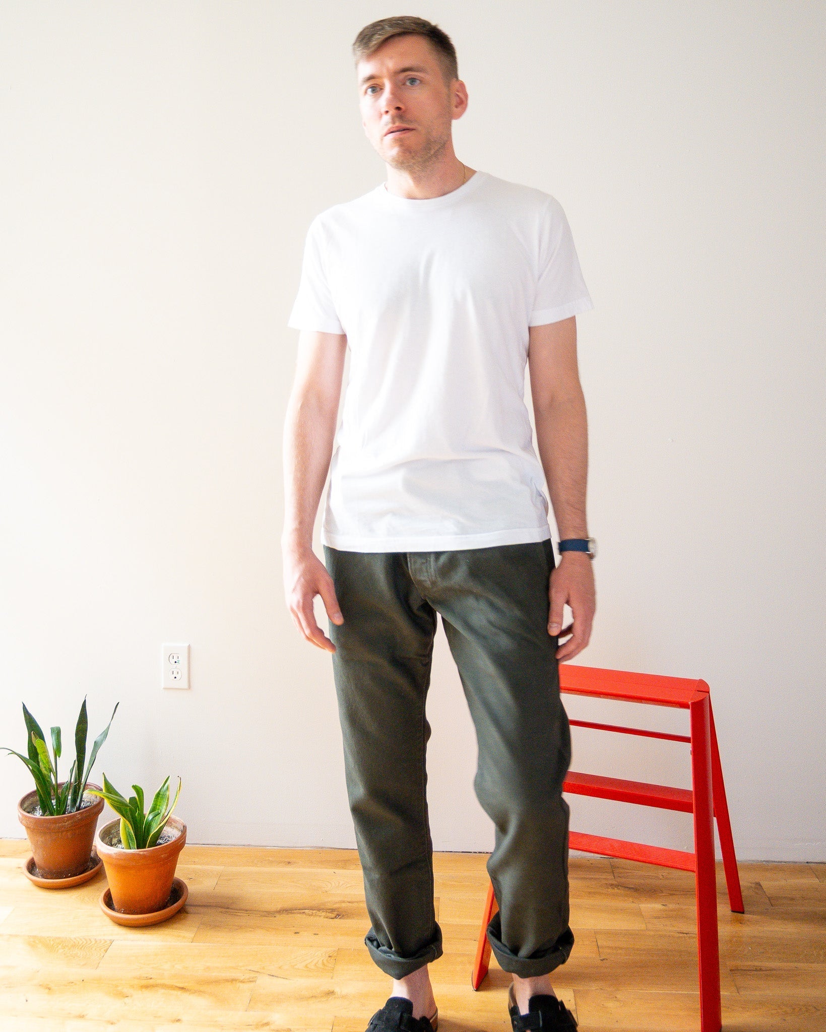 Foundation Canvas Pant - Evergreen - grown&sewn
