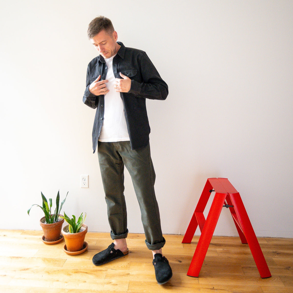 Foundation Canvas Pant - Evergreen - grown&sewn