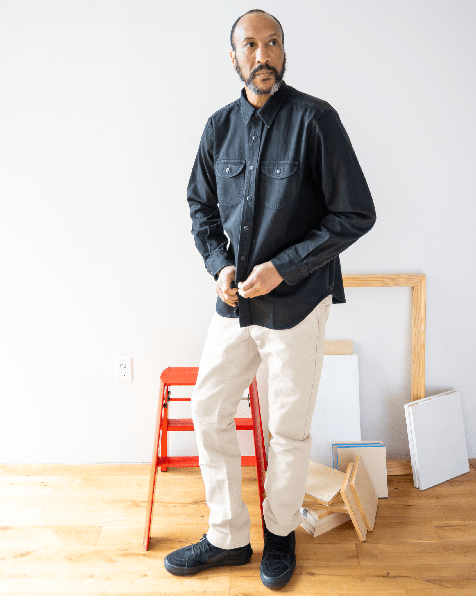 Foundation Canvas Pant - Natural - grown&sewn