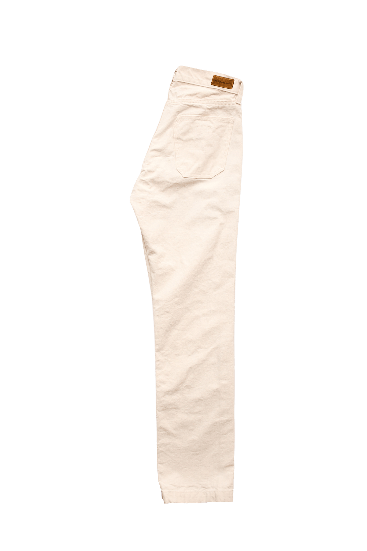 Foundation Canvas Pant - Natural - grown&sewn