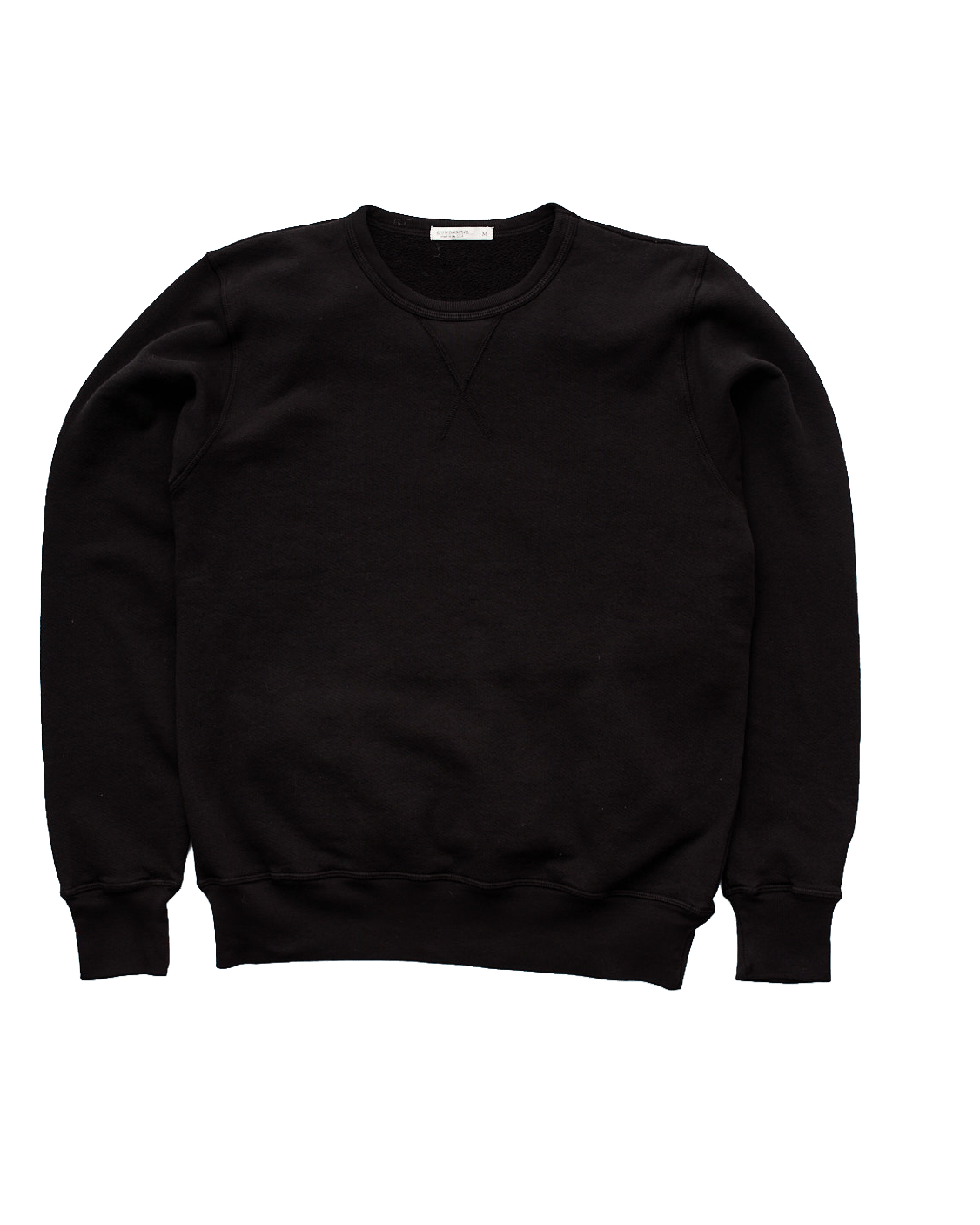 French Terry Sweatshirt - Black - grown&sewn