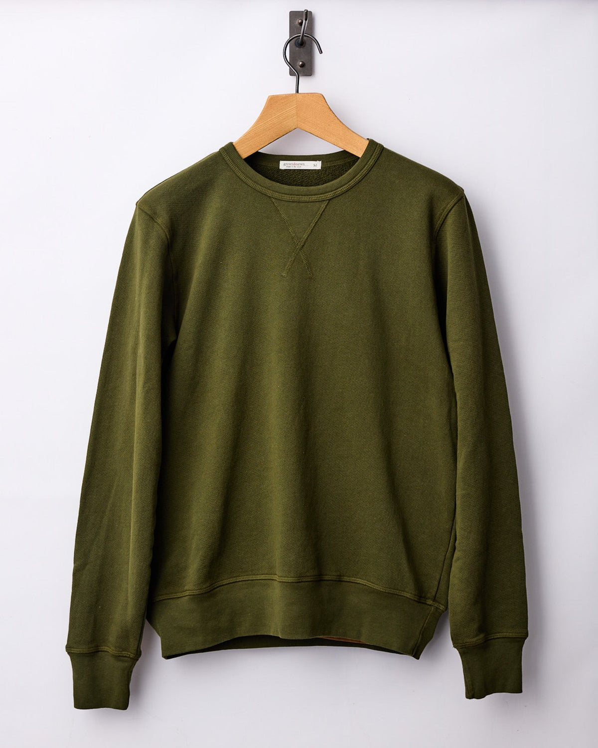 French Terry Sweatshirt - British Racing Green - grown&sewn