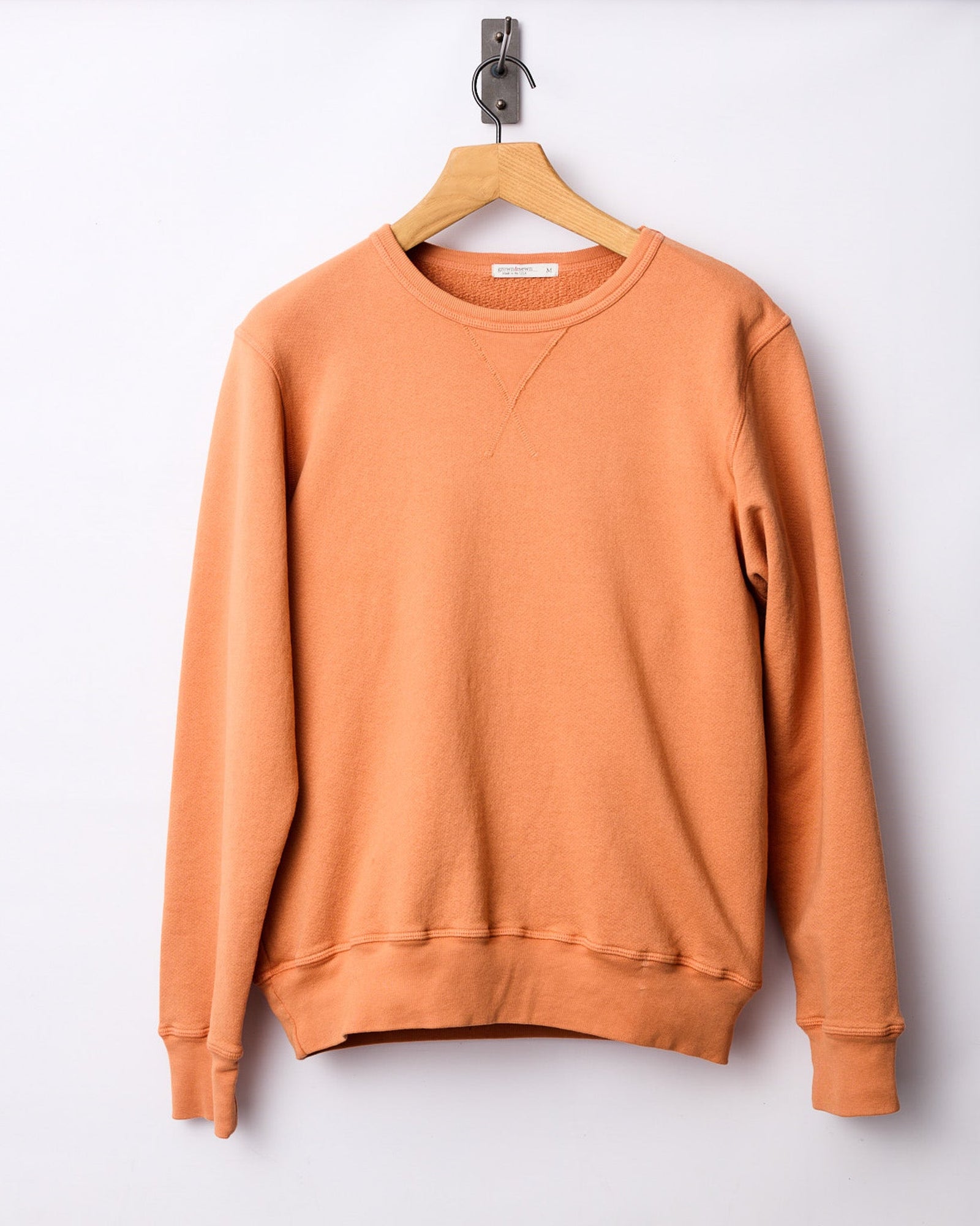 French Terry Sweatshirt - Faded Orange - grown&sewn