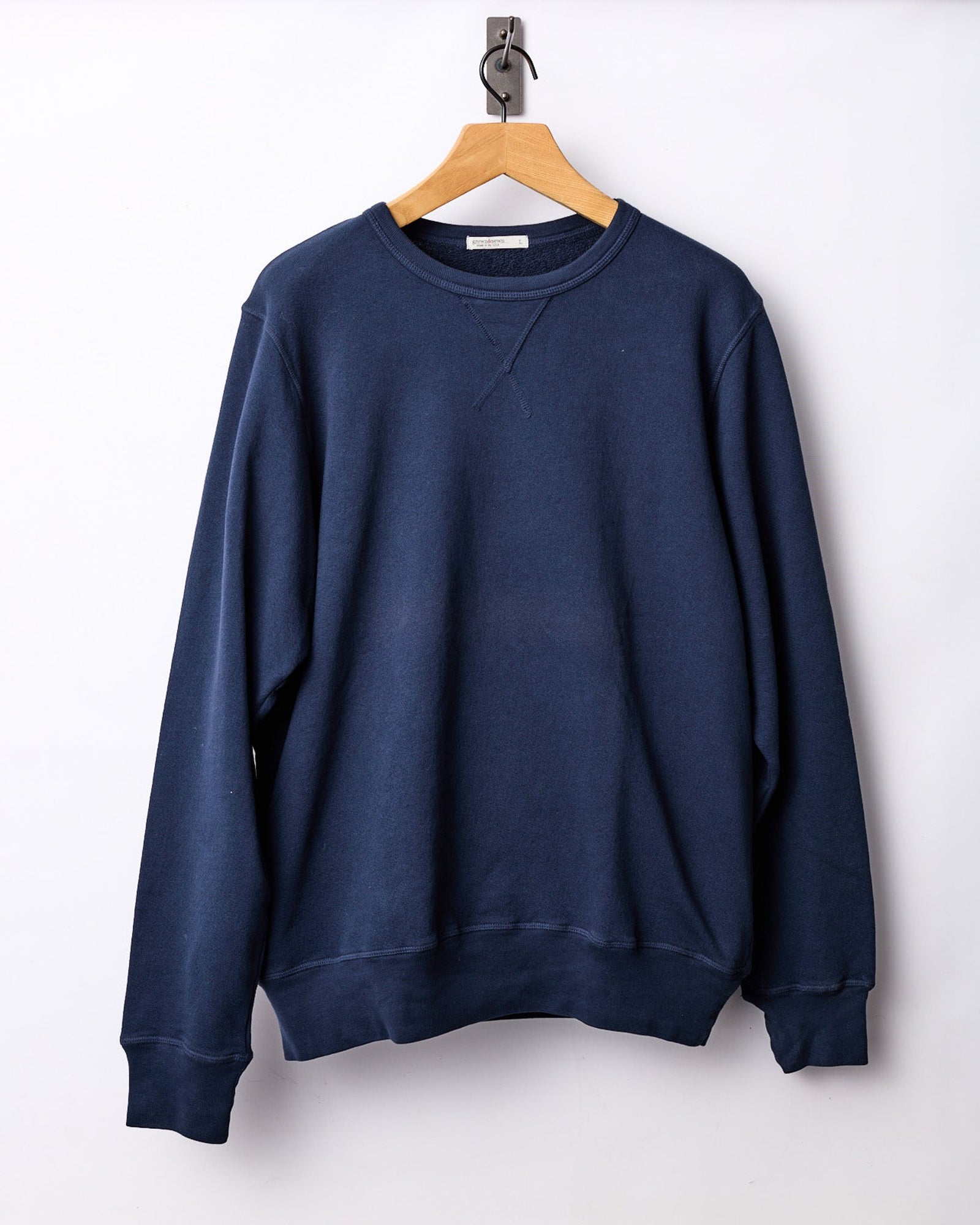 French Terry Sweatshirt - Navy - grown&sewn
