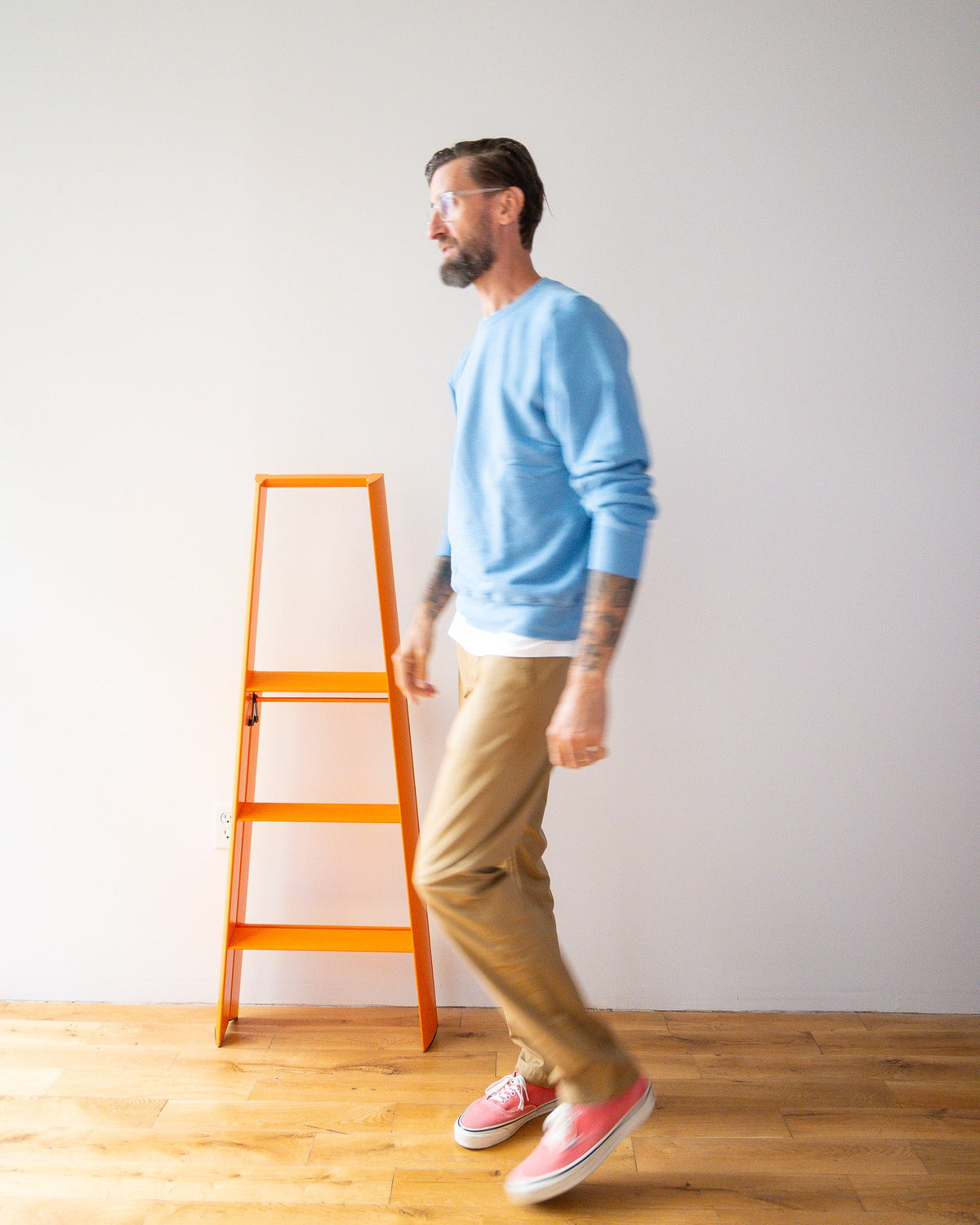 French Terry Sweatshirt - Pacific Ocean Blue - grown&sewn