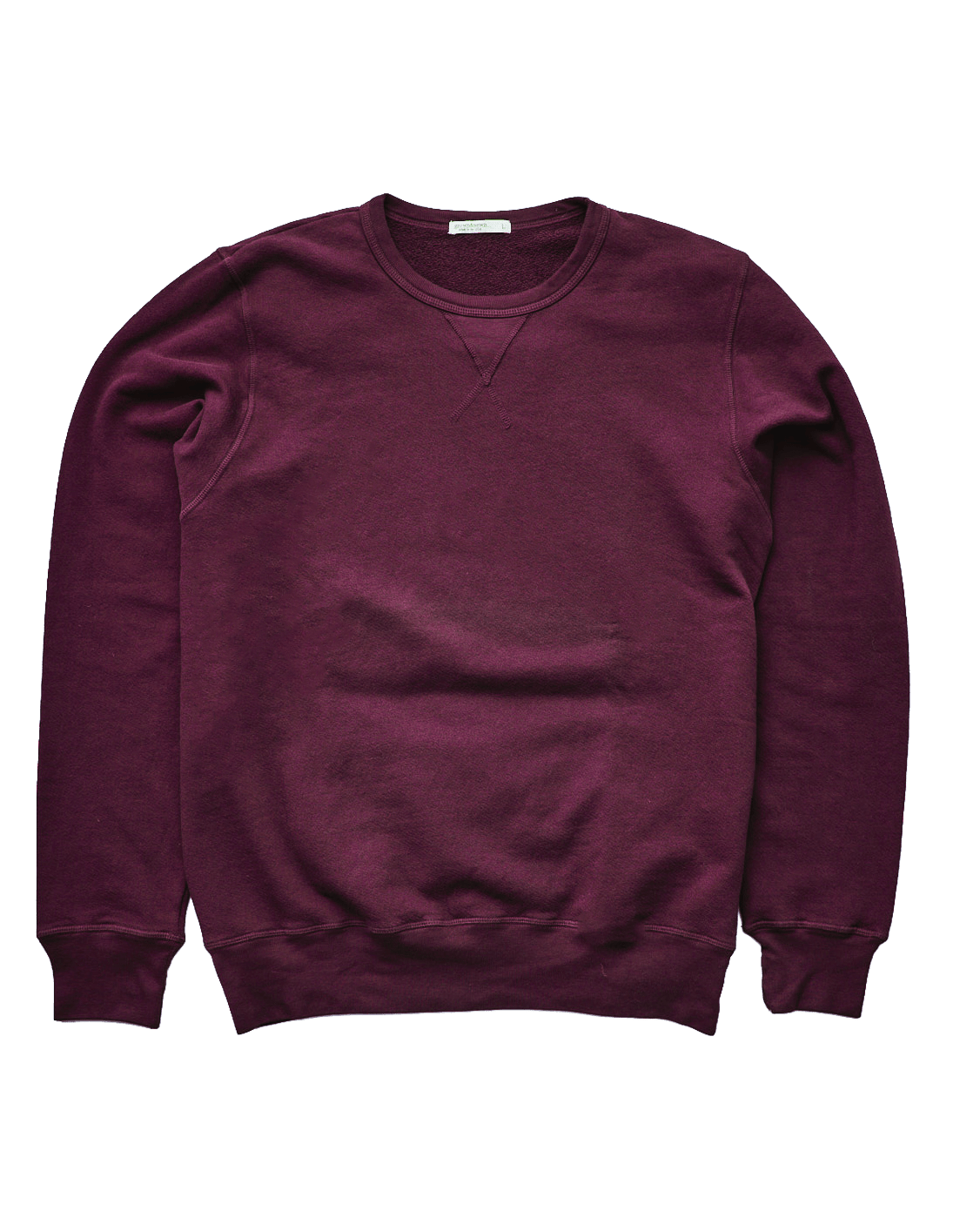 French Terry Sweatshirt - Wine - grown&sewn