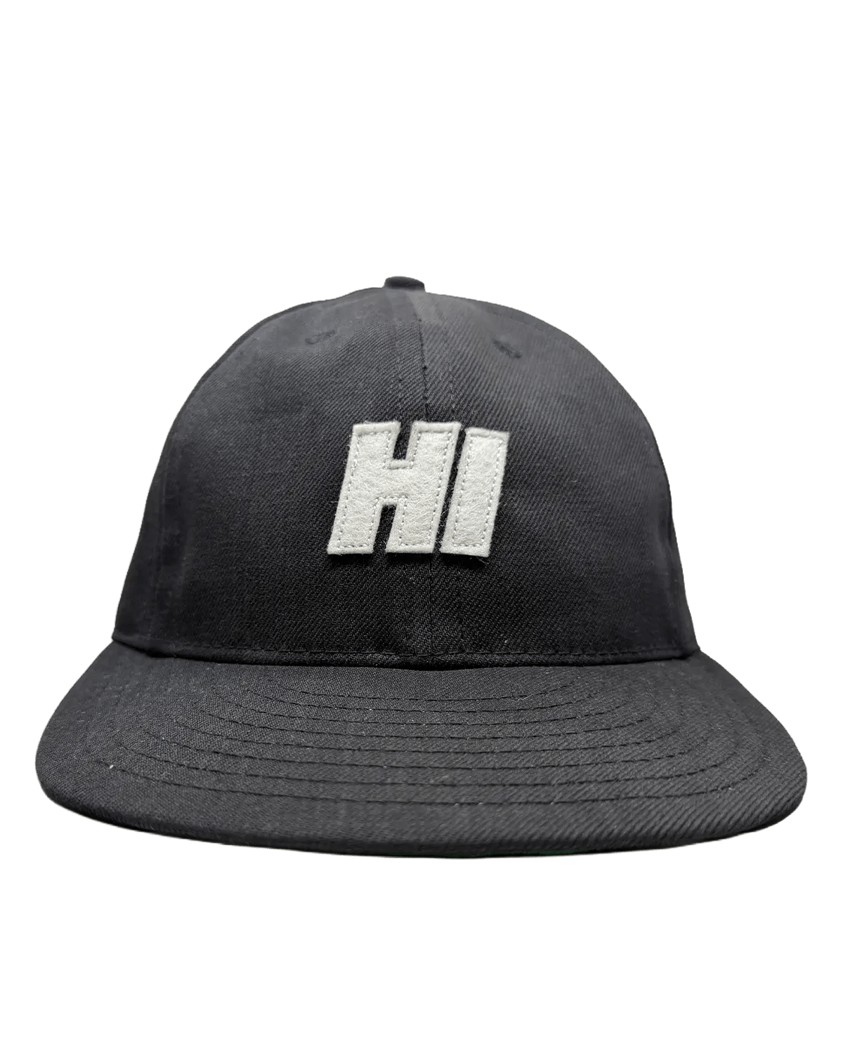 G.S. X Island Slipper Black Denim "HI" Ballcap - grown&sewn