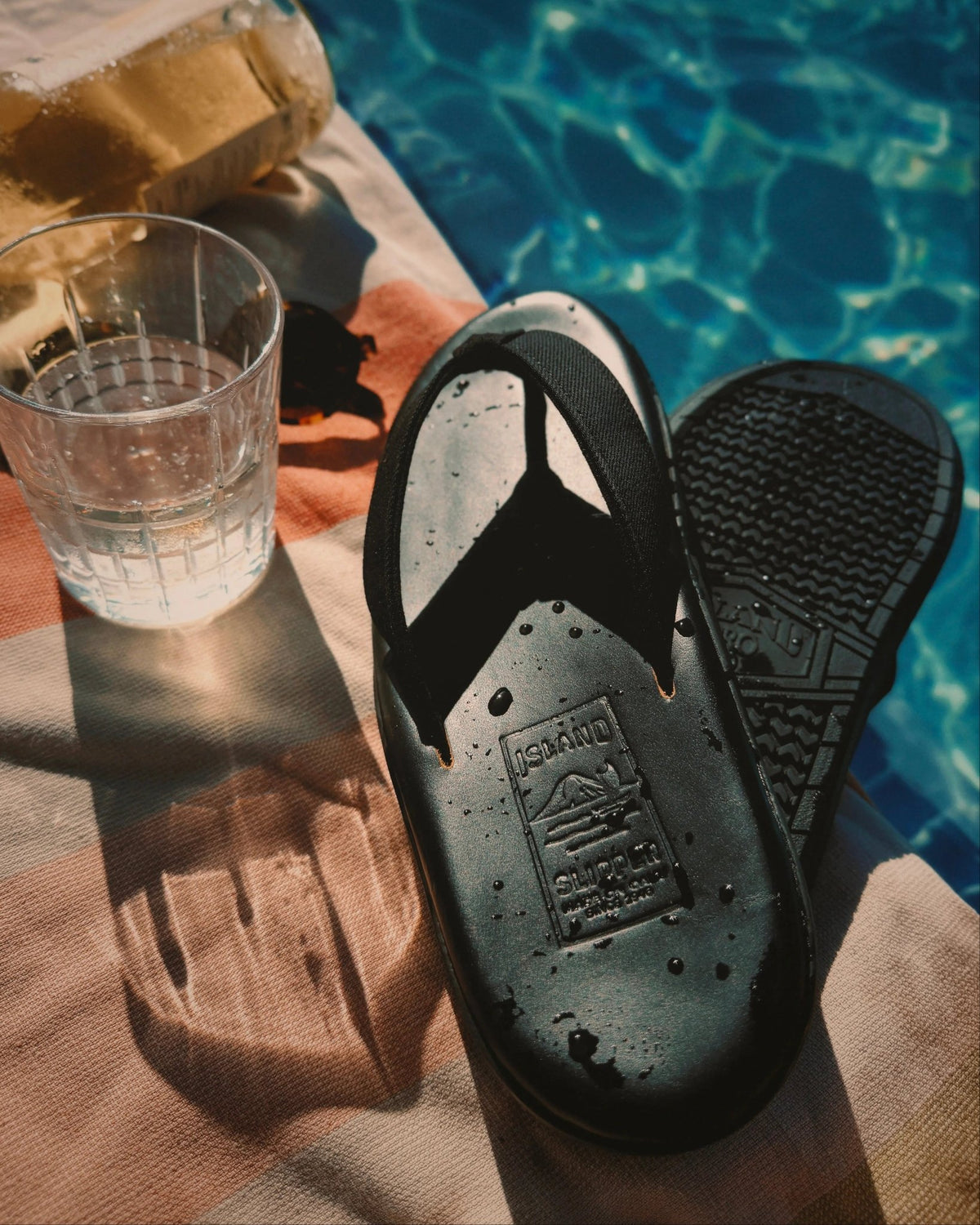 G.S. X Island Slipper Classic - Black - grown&sewn