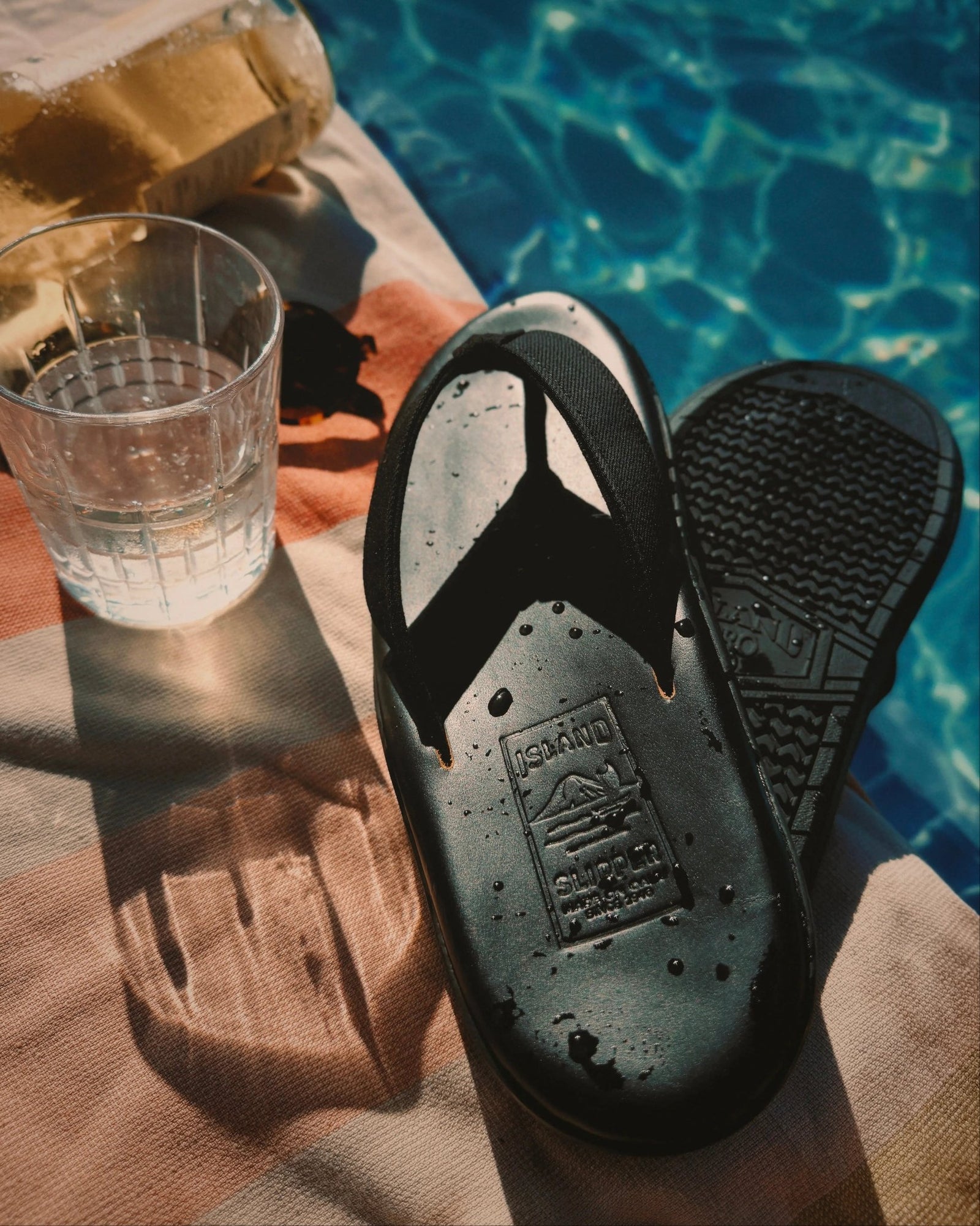 G.S. X Island Slipper Classic - Black - grown&sewn