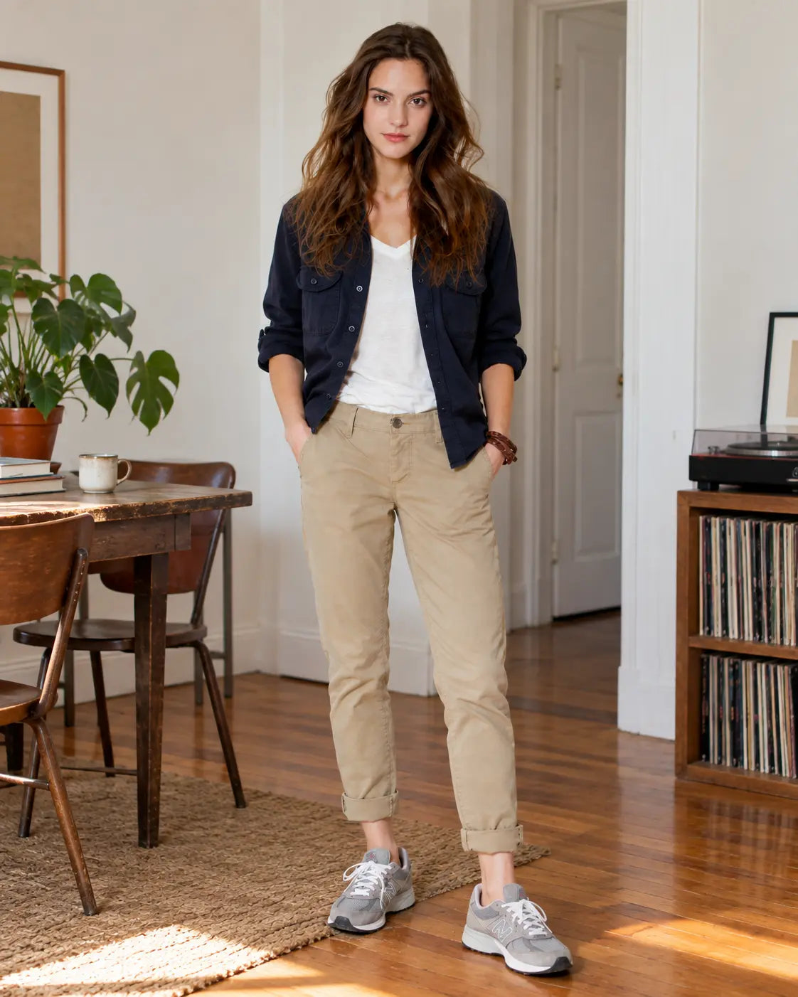 Indie Boyfriend Pant - Khaki - grown&sewn