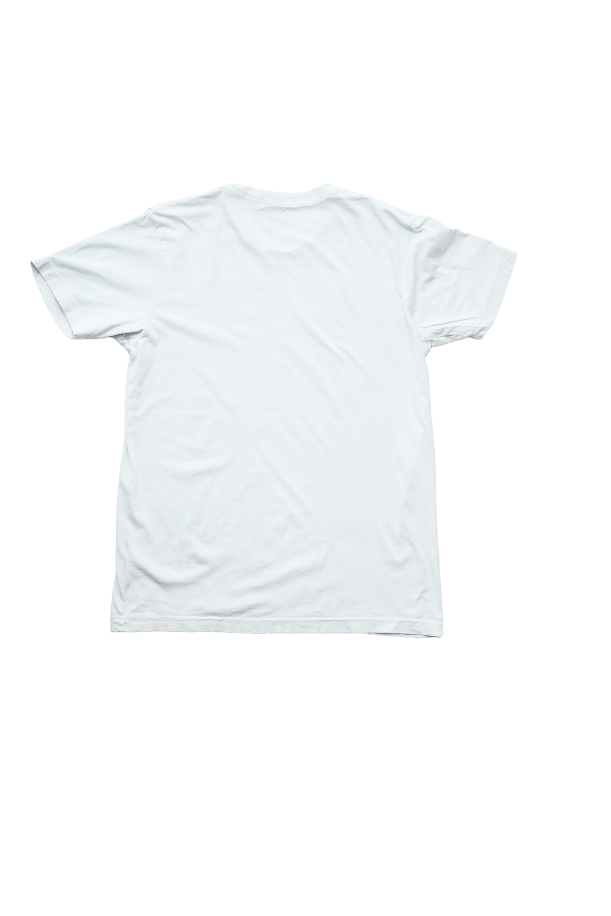 Lightweight Ringspun Short Sleeve Tee - Bleached Blue - grown&sewn