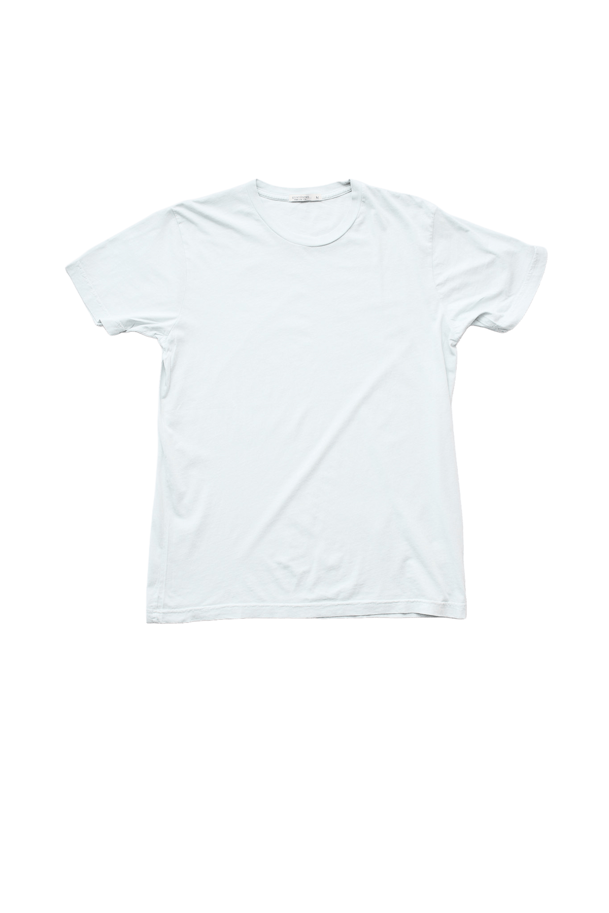 Lightweight Ringspun Short Sleeve Tee - Bleached Blue - grown&sewn