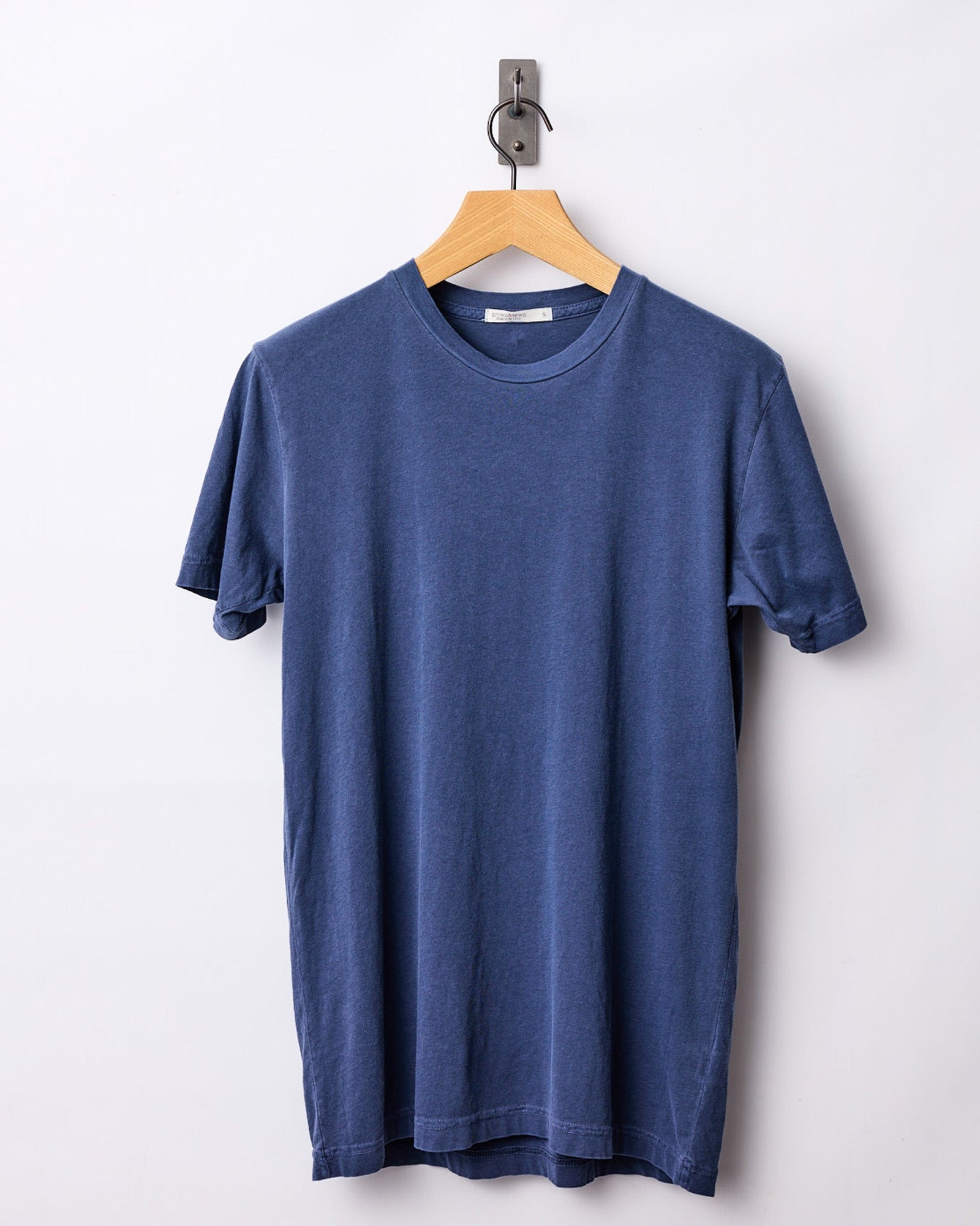 Lightweight Ringspun Short Sleeve Tee - Blue - grown&sewn