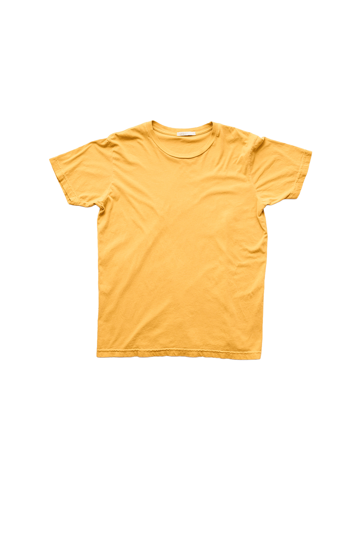 Lightweight Ringspun Short Sleeve Tee - Gold - grown&sewn