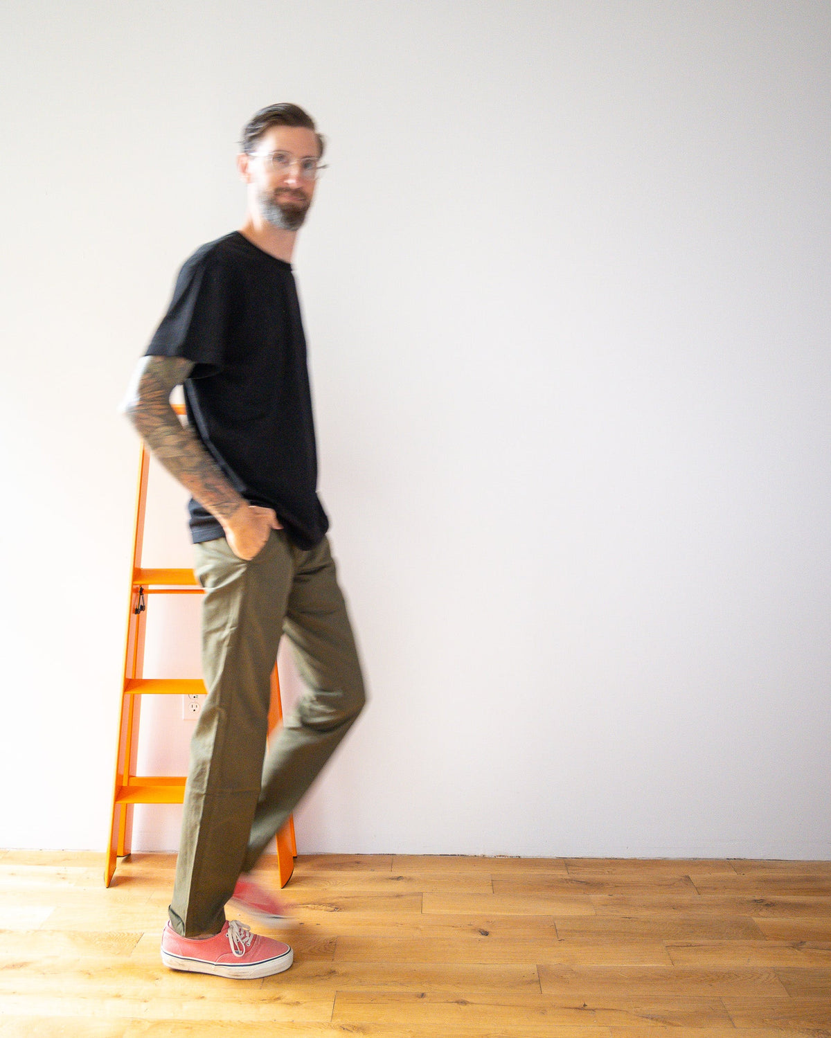 Mason Classic Chino Pant - 3 - ply Twill - Loden - grown&sewn