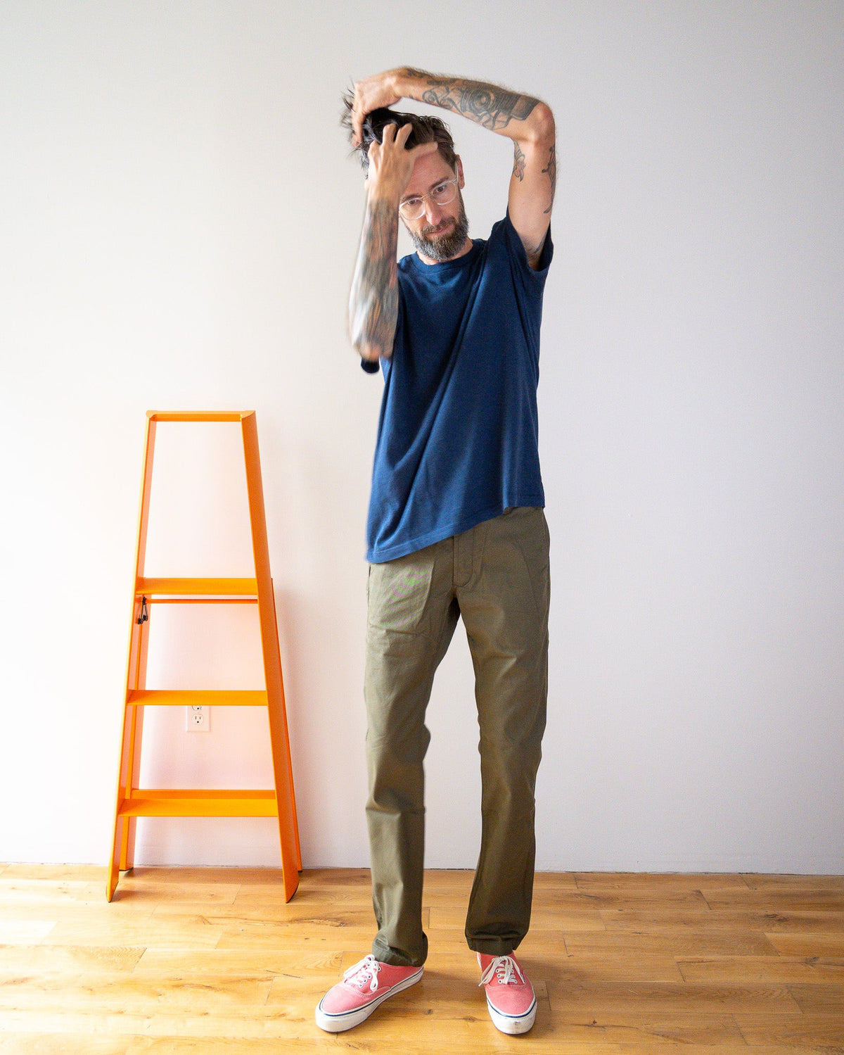 Mason Classic Chino Pant - 3 - ply Twill - Loden - grown&sewn