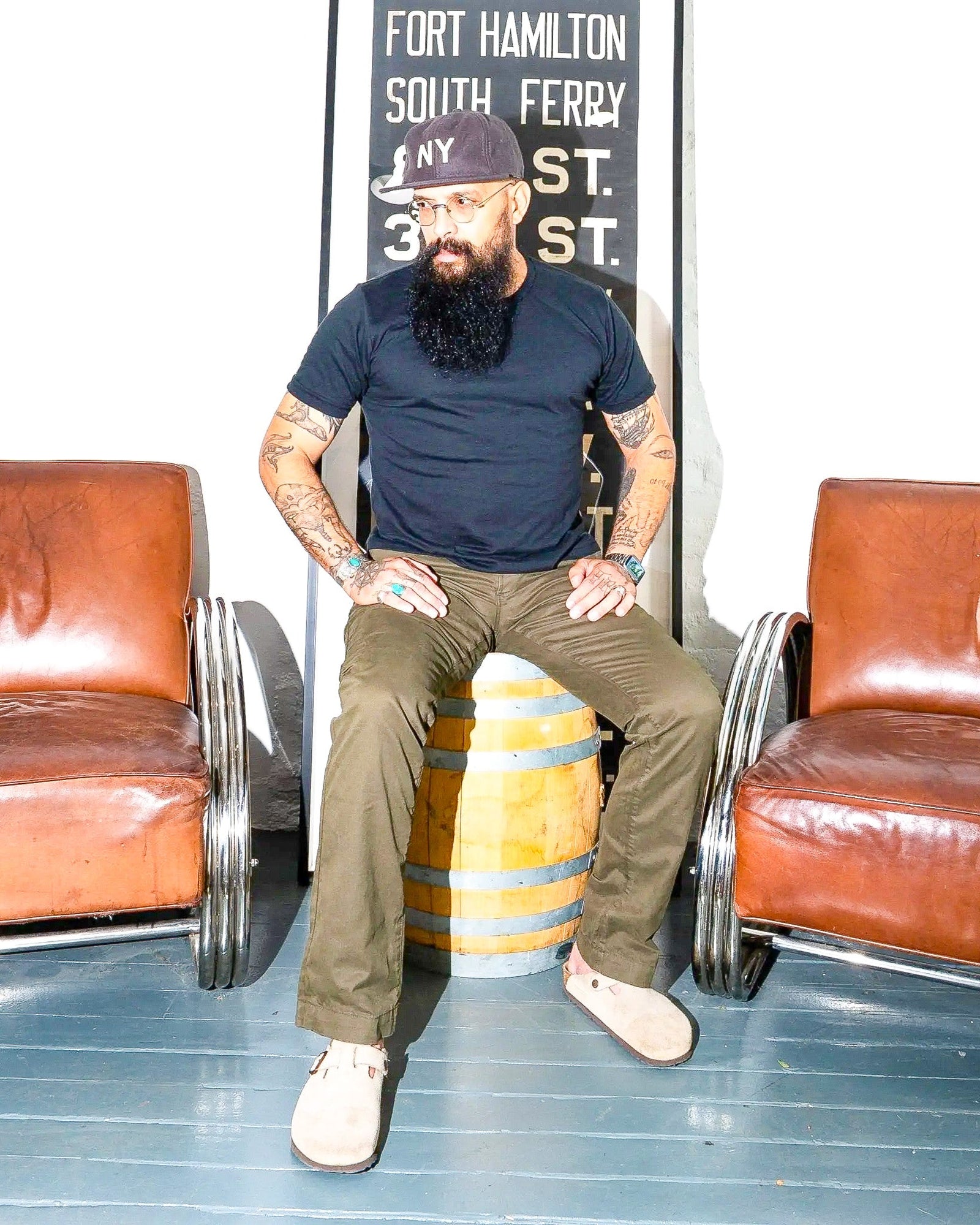 Mason Classic Chino Pant - 3 - ply Twill - Loden - grown&sewn