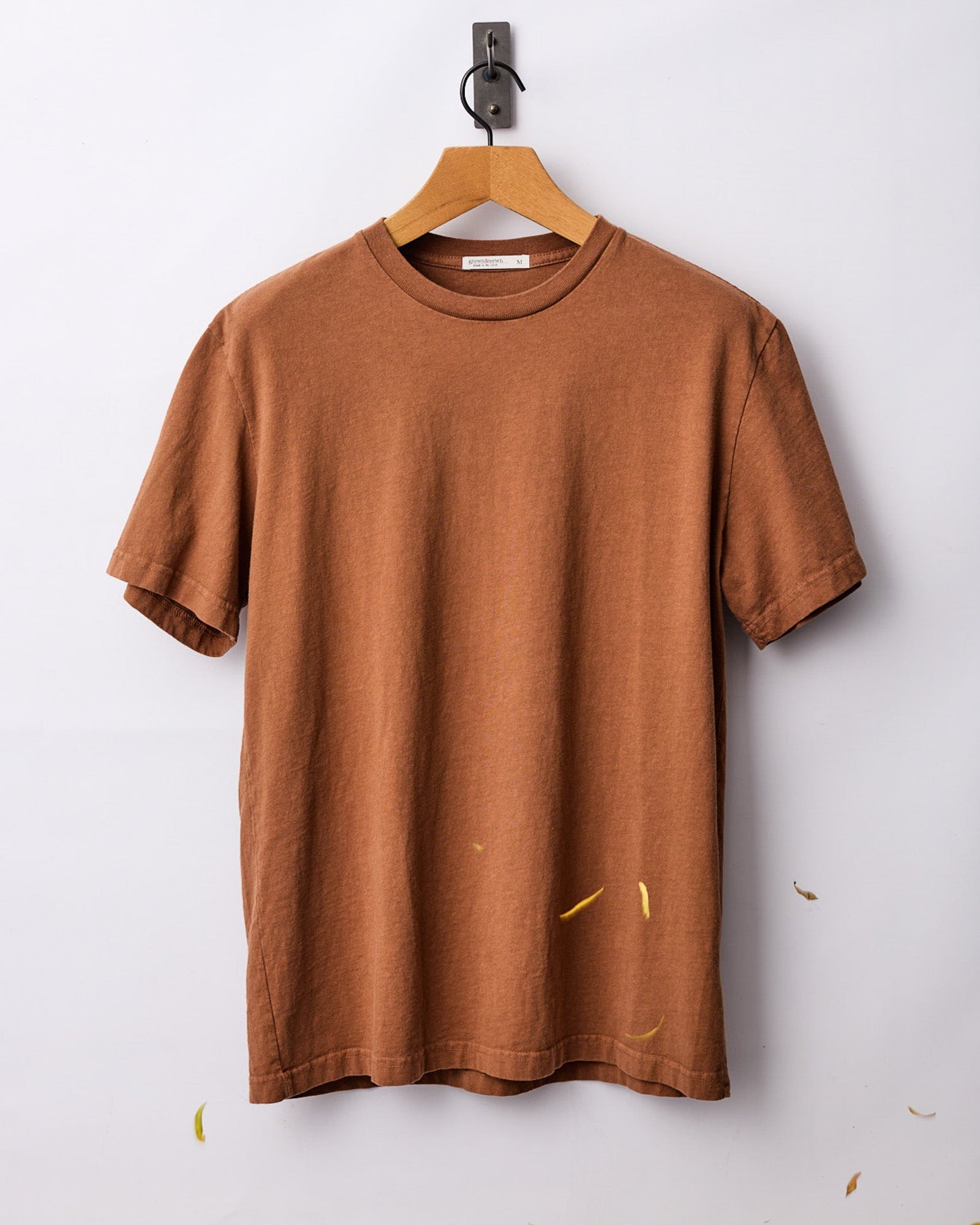 Mid Weight Short Sleeve Tee - Clay - grown&sewn